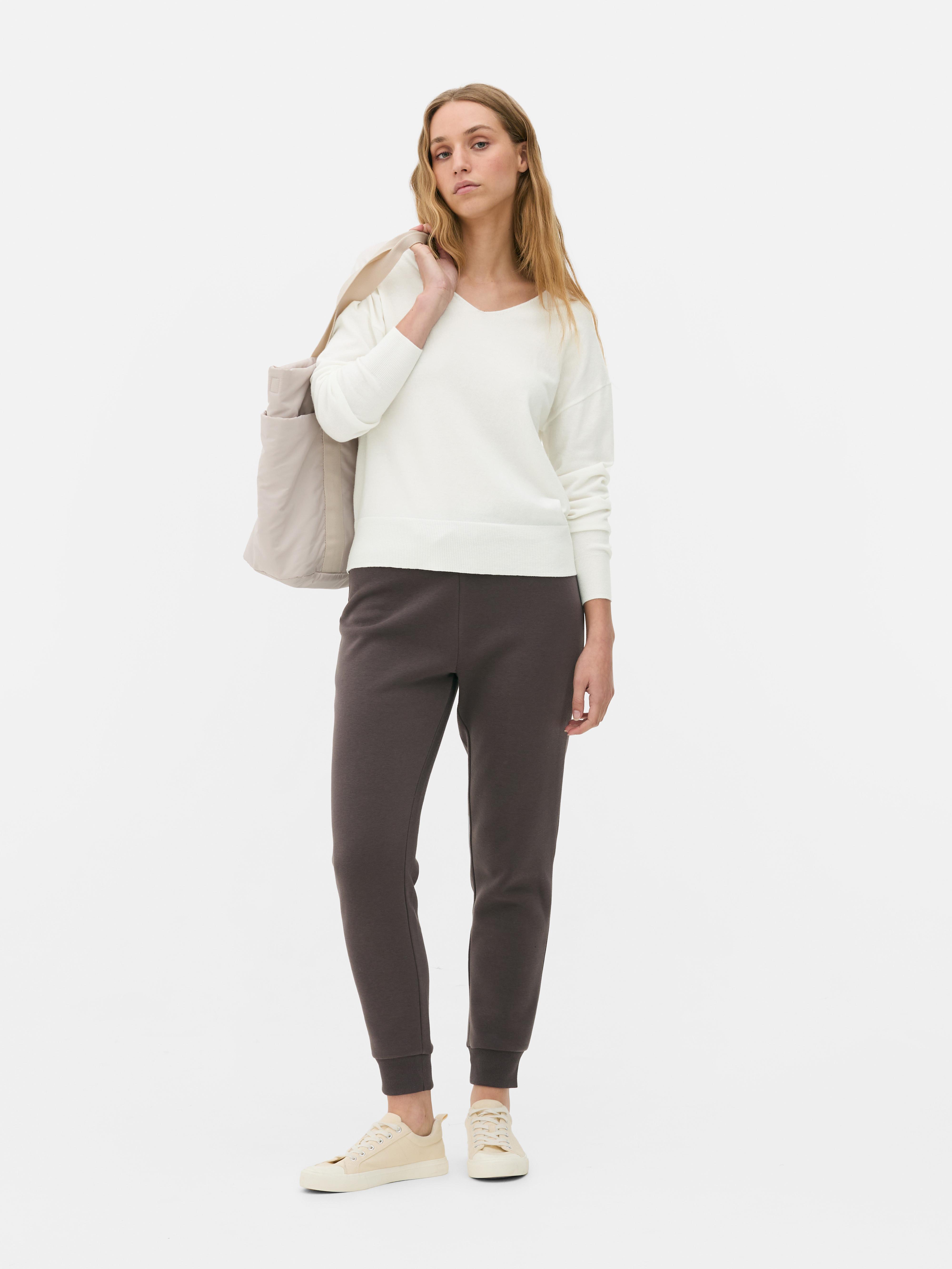 Weicher Pullover mit V-Ausschnitt