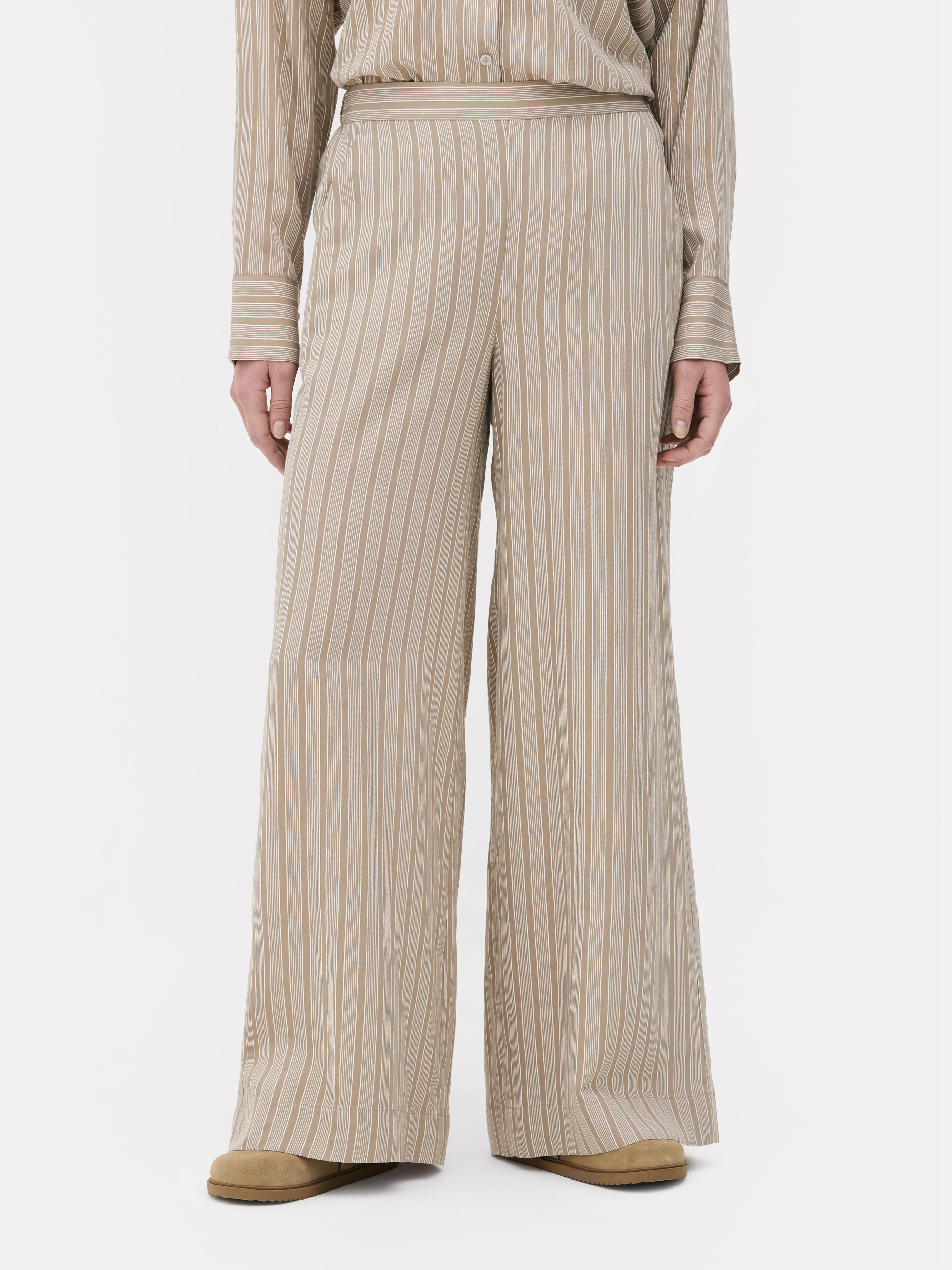 Matchende gestreepte broek The Edit