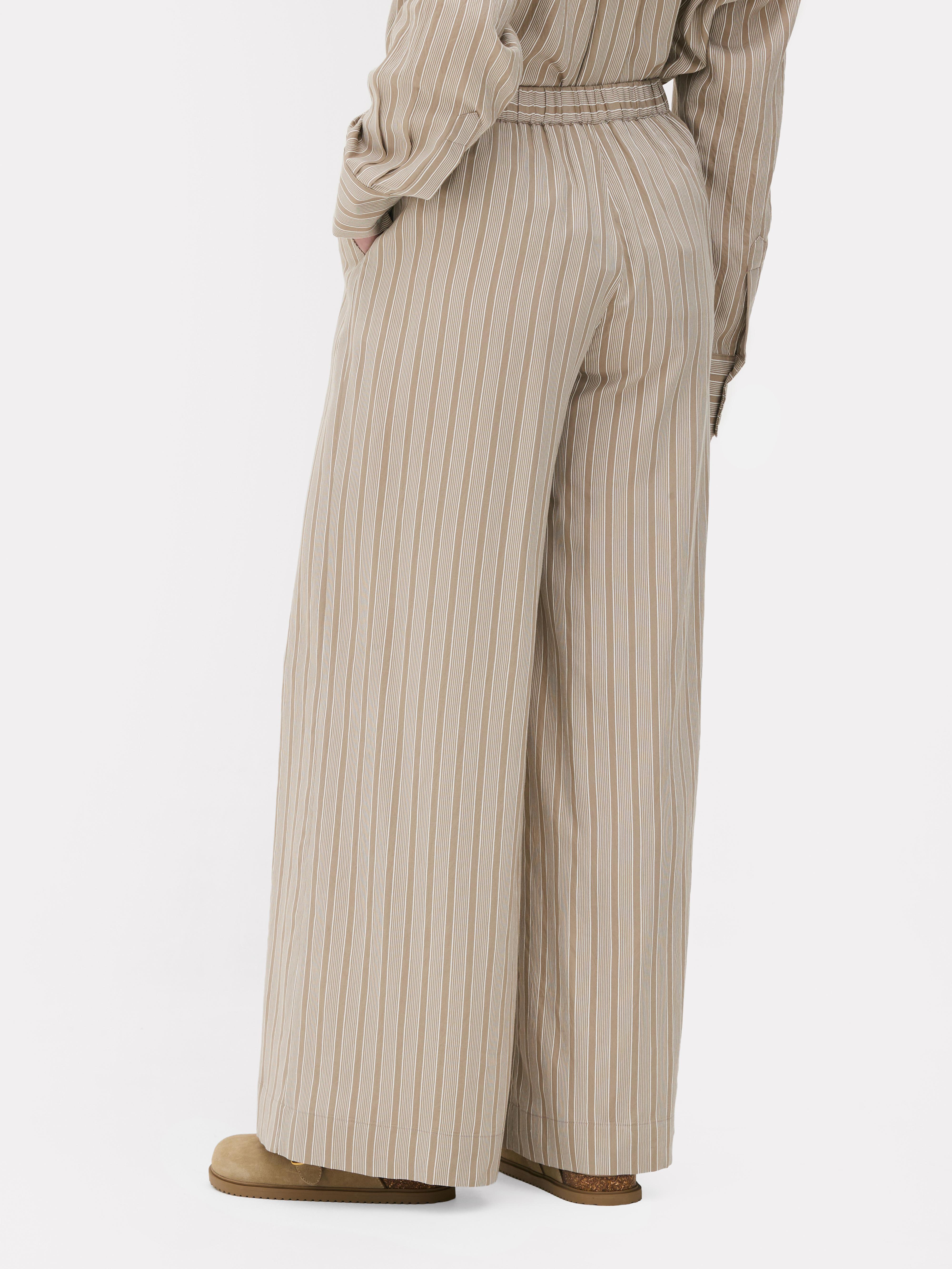 Matchende gestreepte broek The Edit