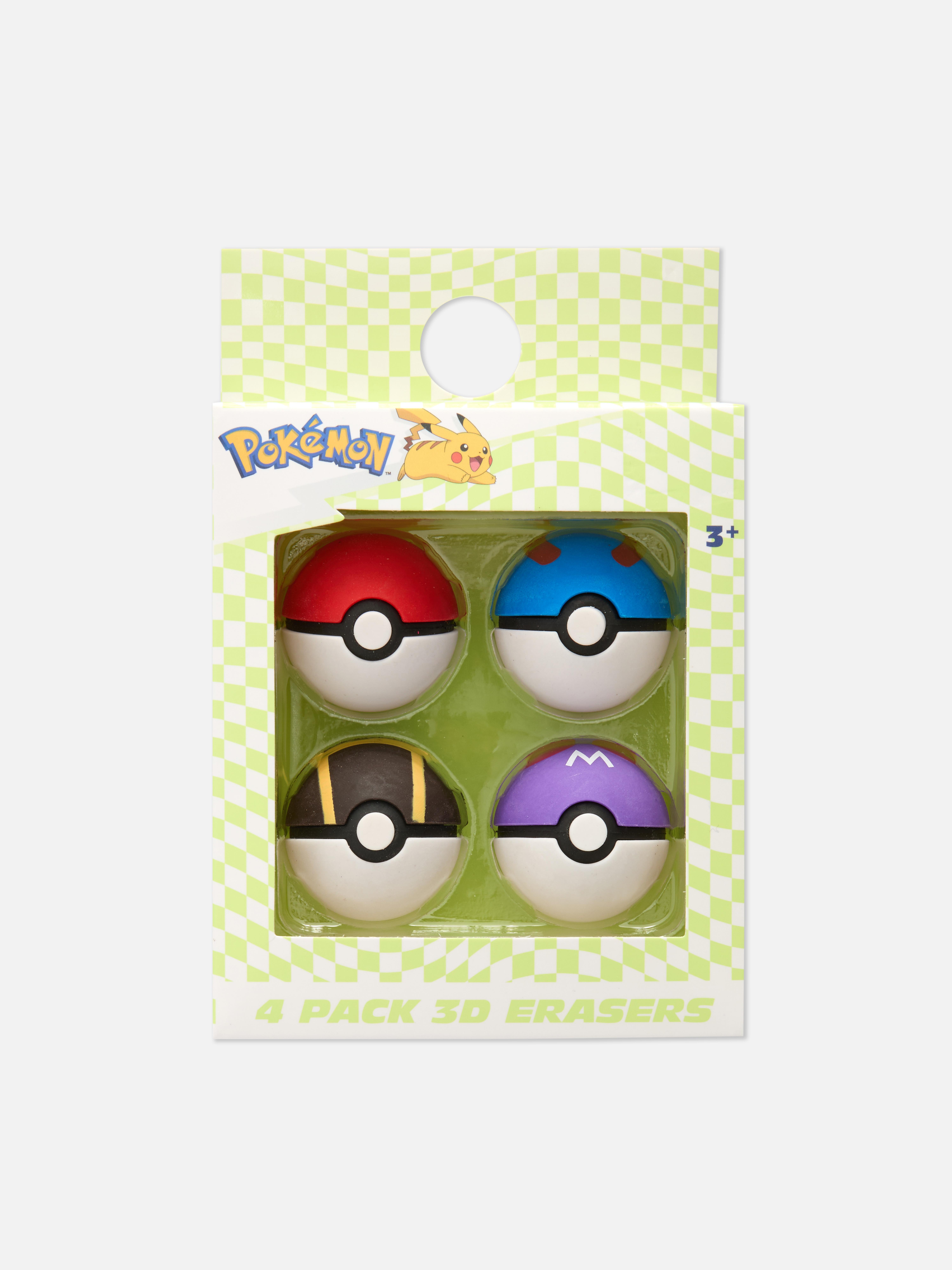 Gummen Pokémon Pokéball, set van 4