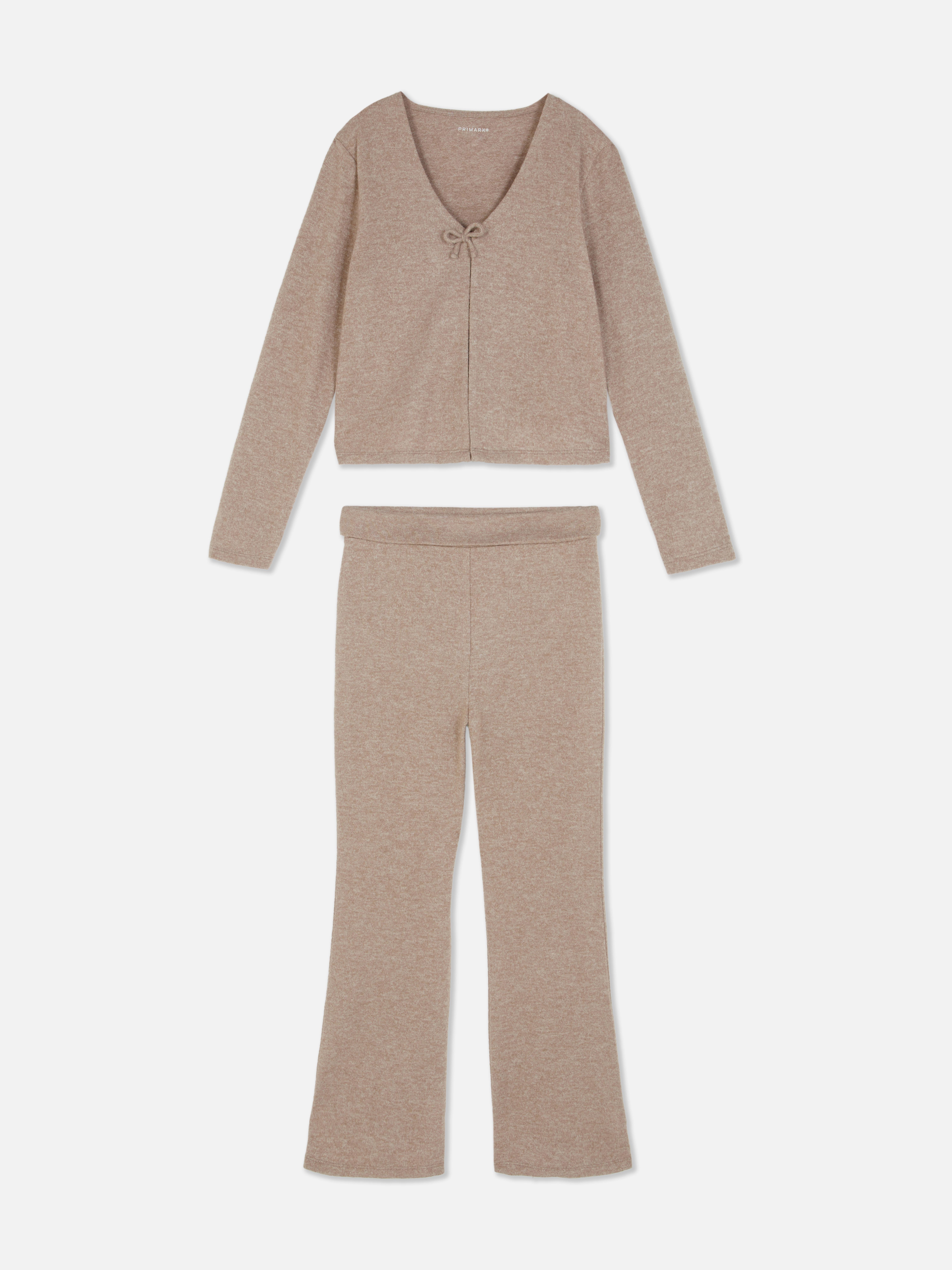 7–15 ans | Ensemble gilet à col en V et legging