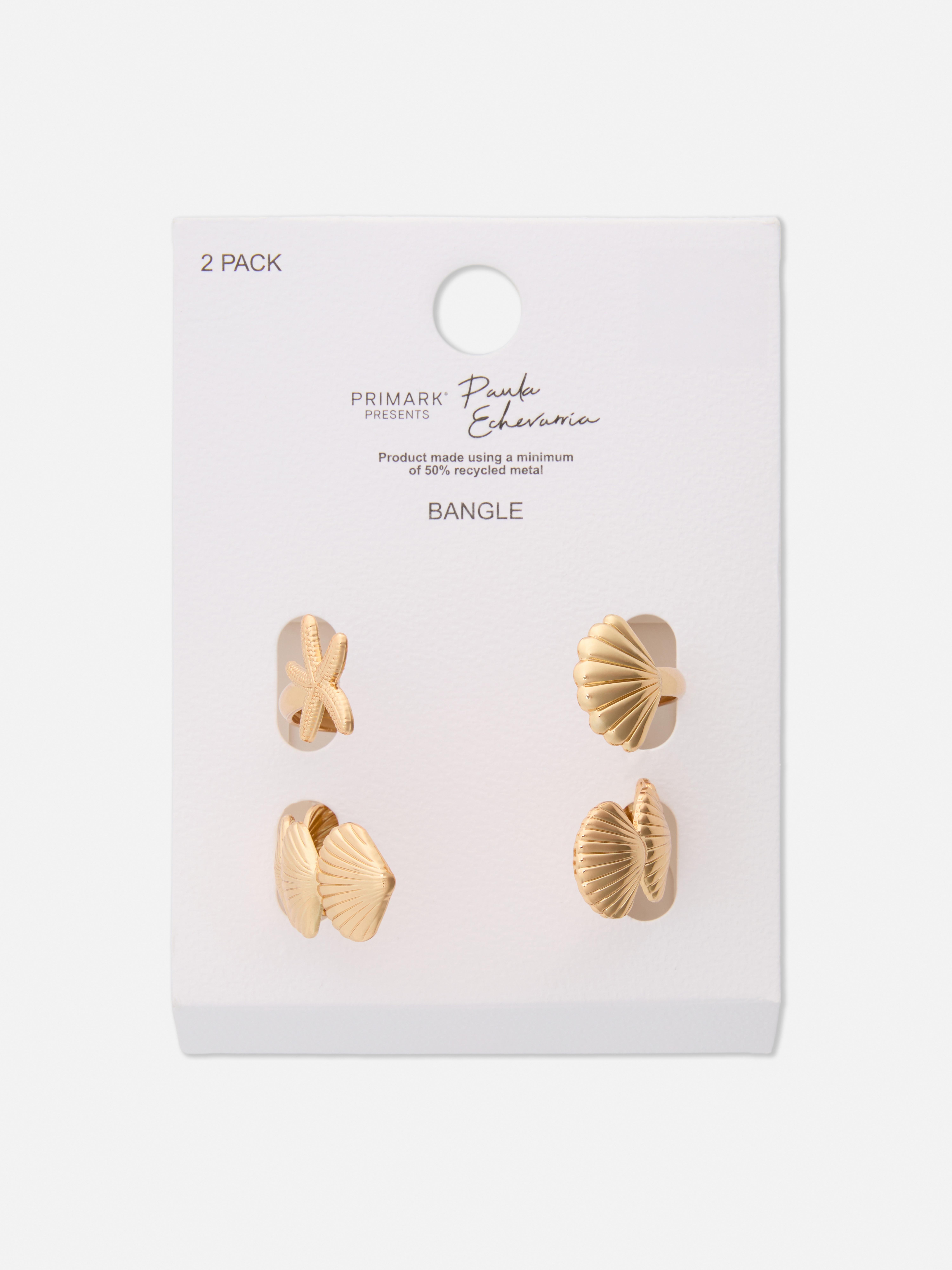 2pk Paula Echevarría Shell Cuff