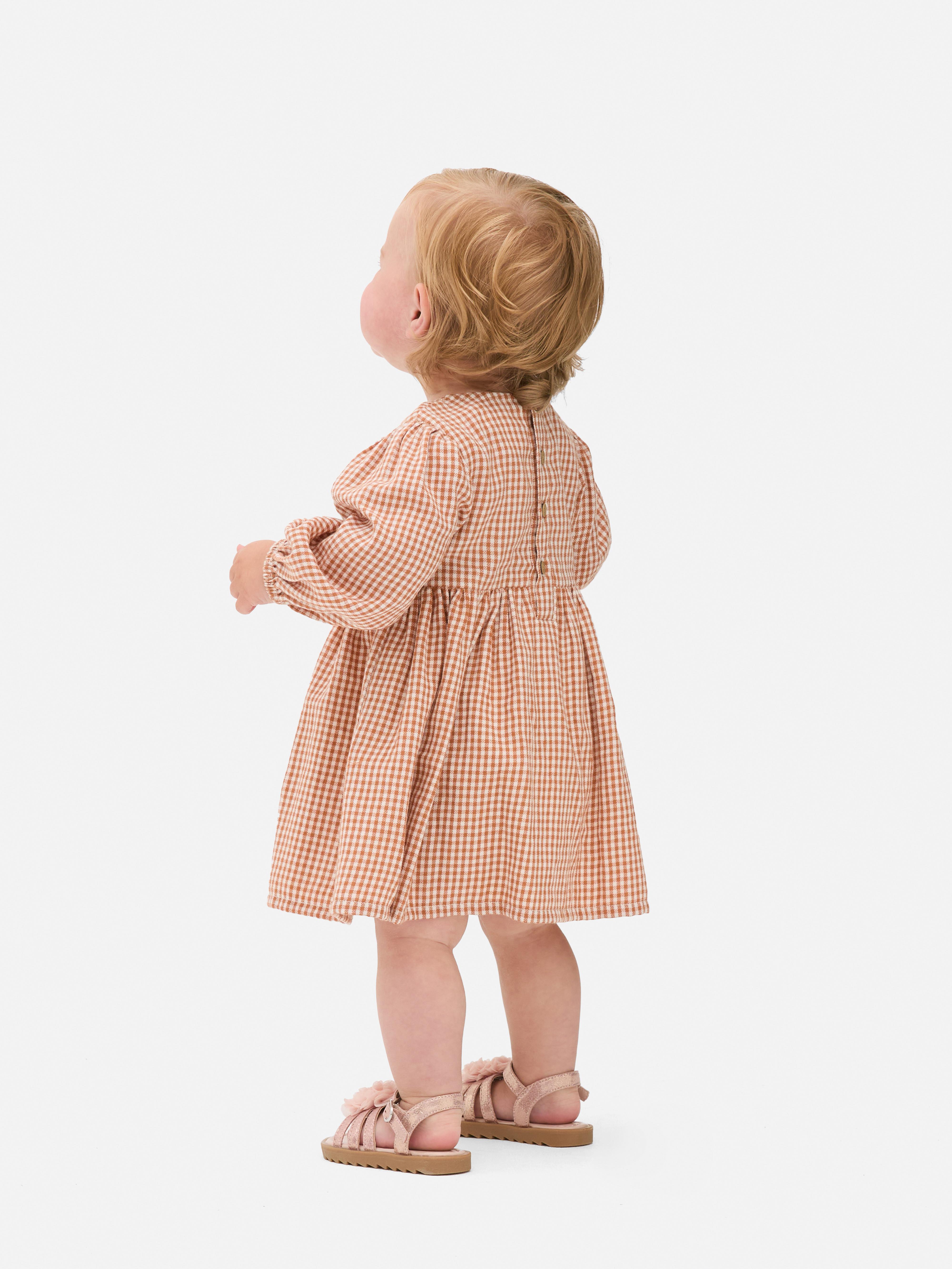 Gingham Check Bow Dress