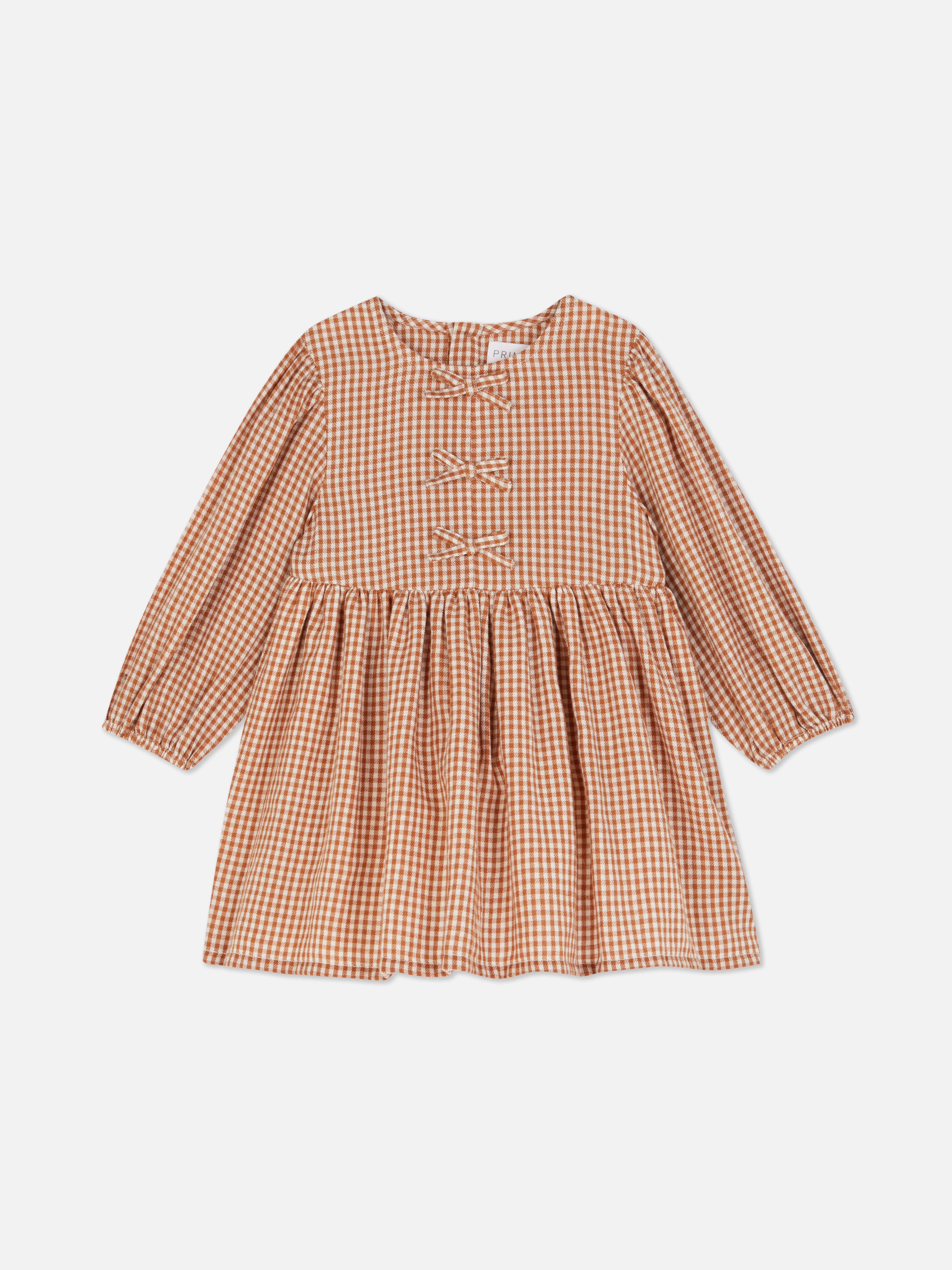 Gingham Check Bow Dress