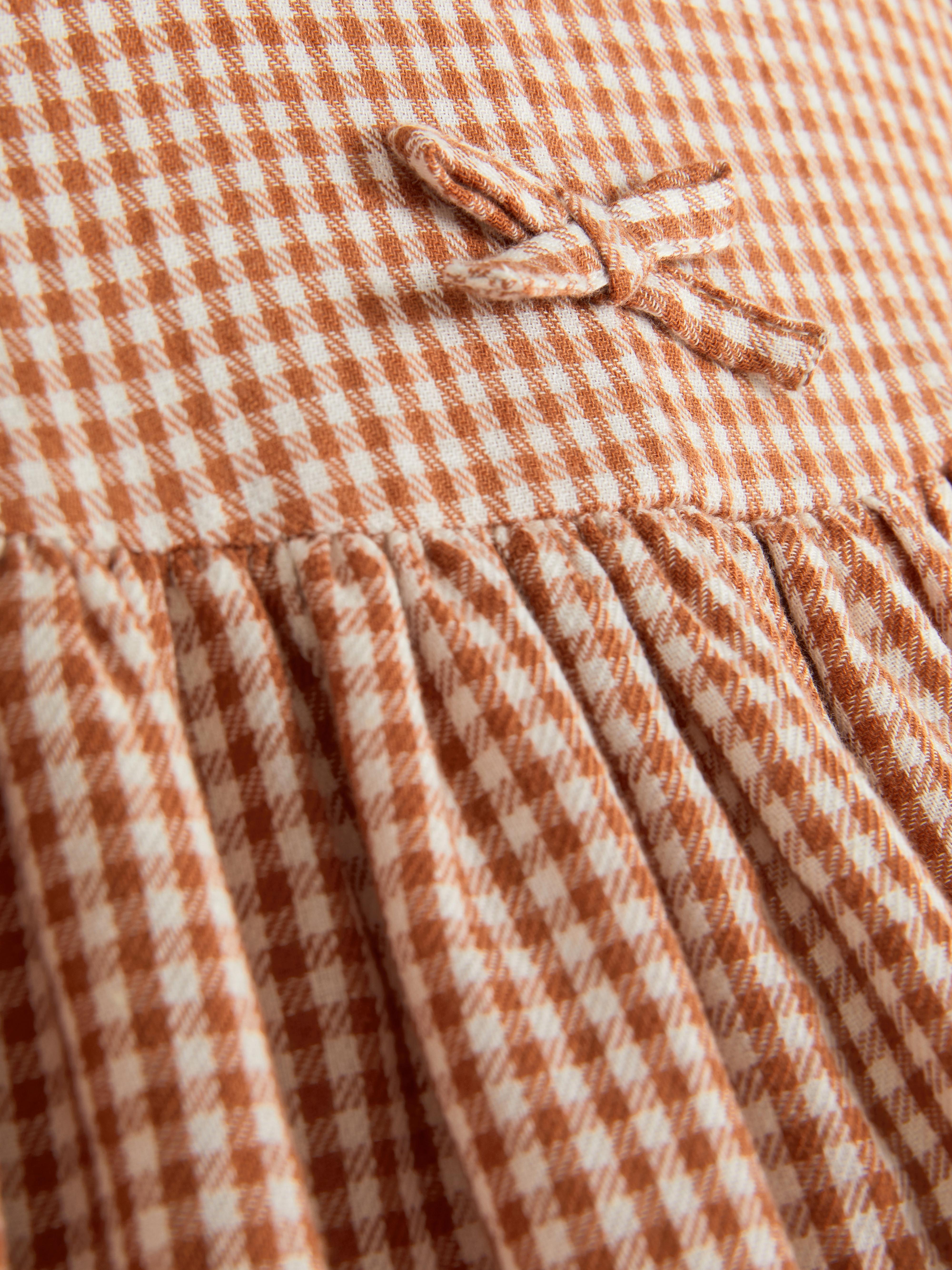 Gingham Check Bow Dress
