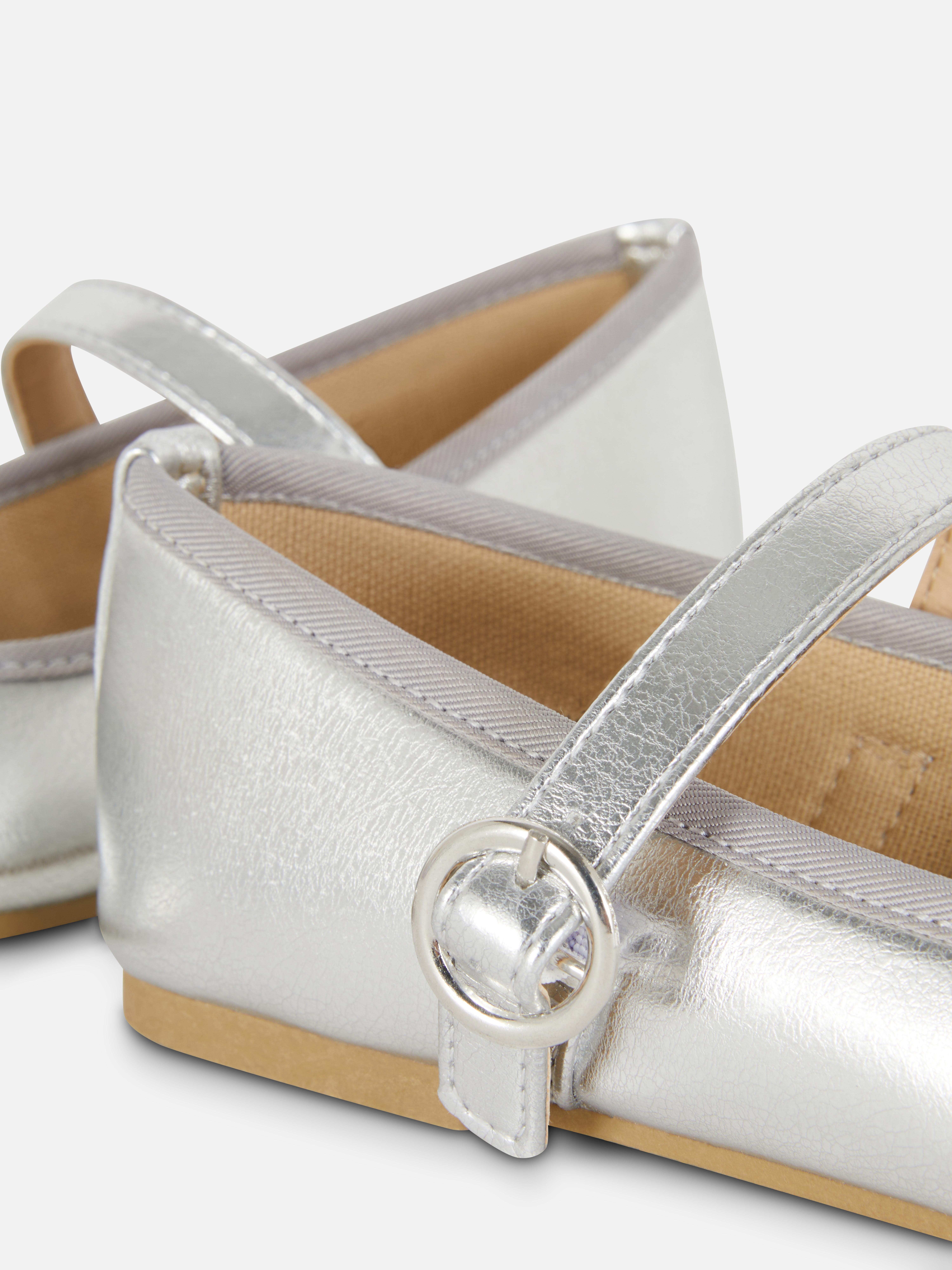Ballerinas in Metallic-Optik