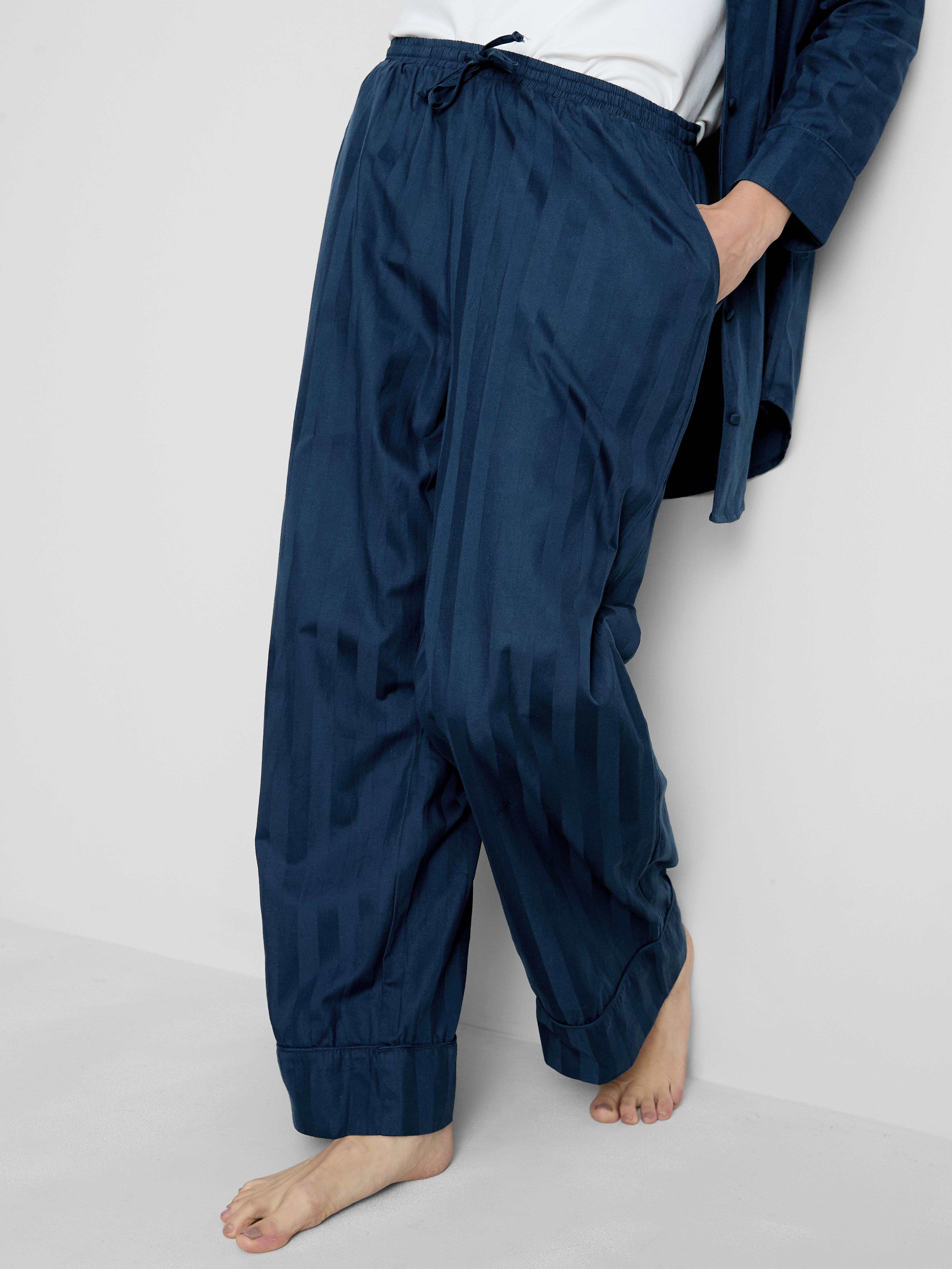 The Edit Wide Leg Pajama Bottoms