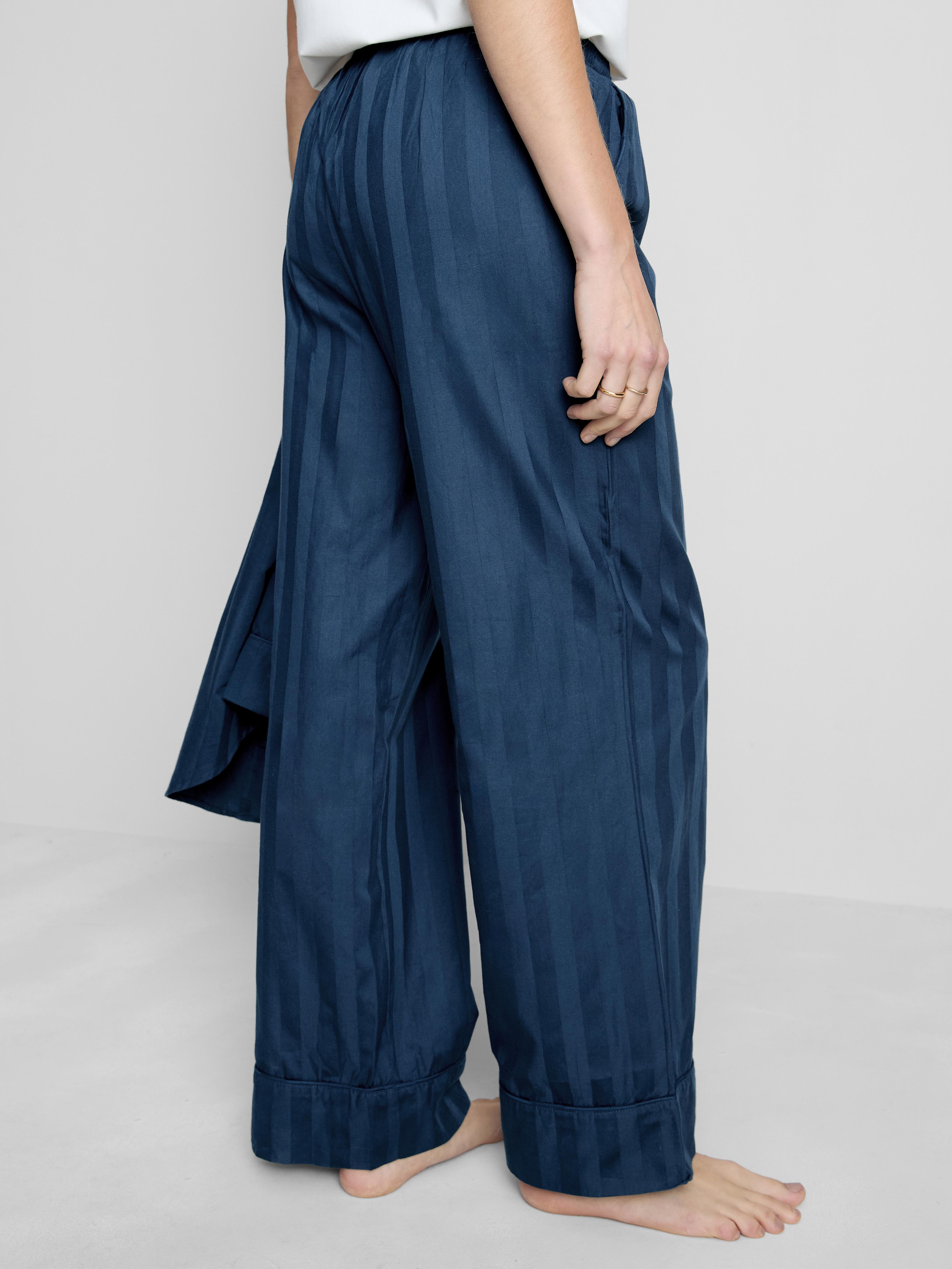 The Edit Wide Leg Pajama Bottoms
