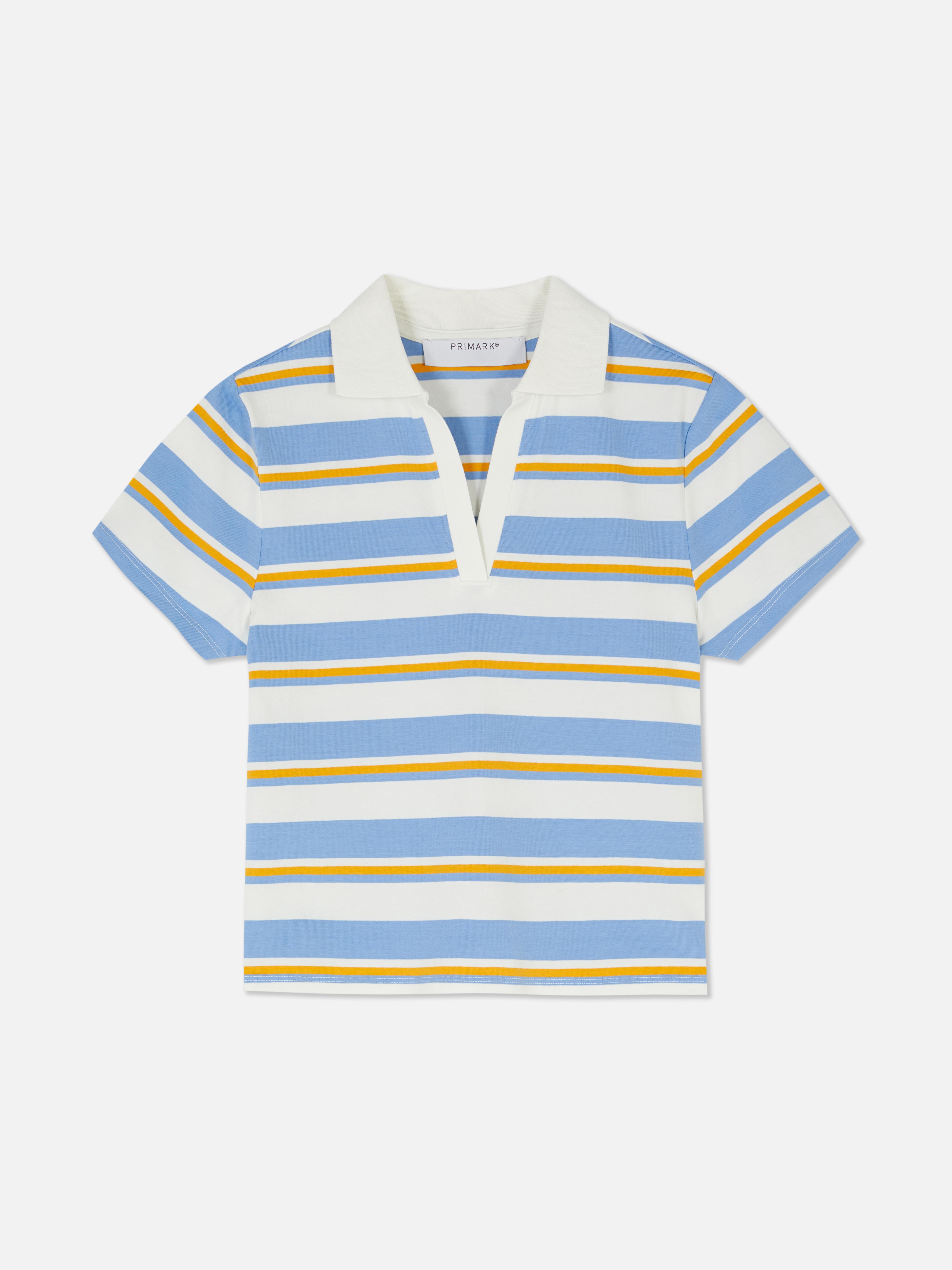 Tricou polo scurt cu dungi Paula Echevarría