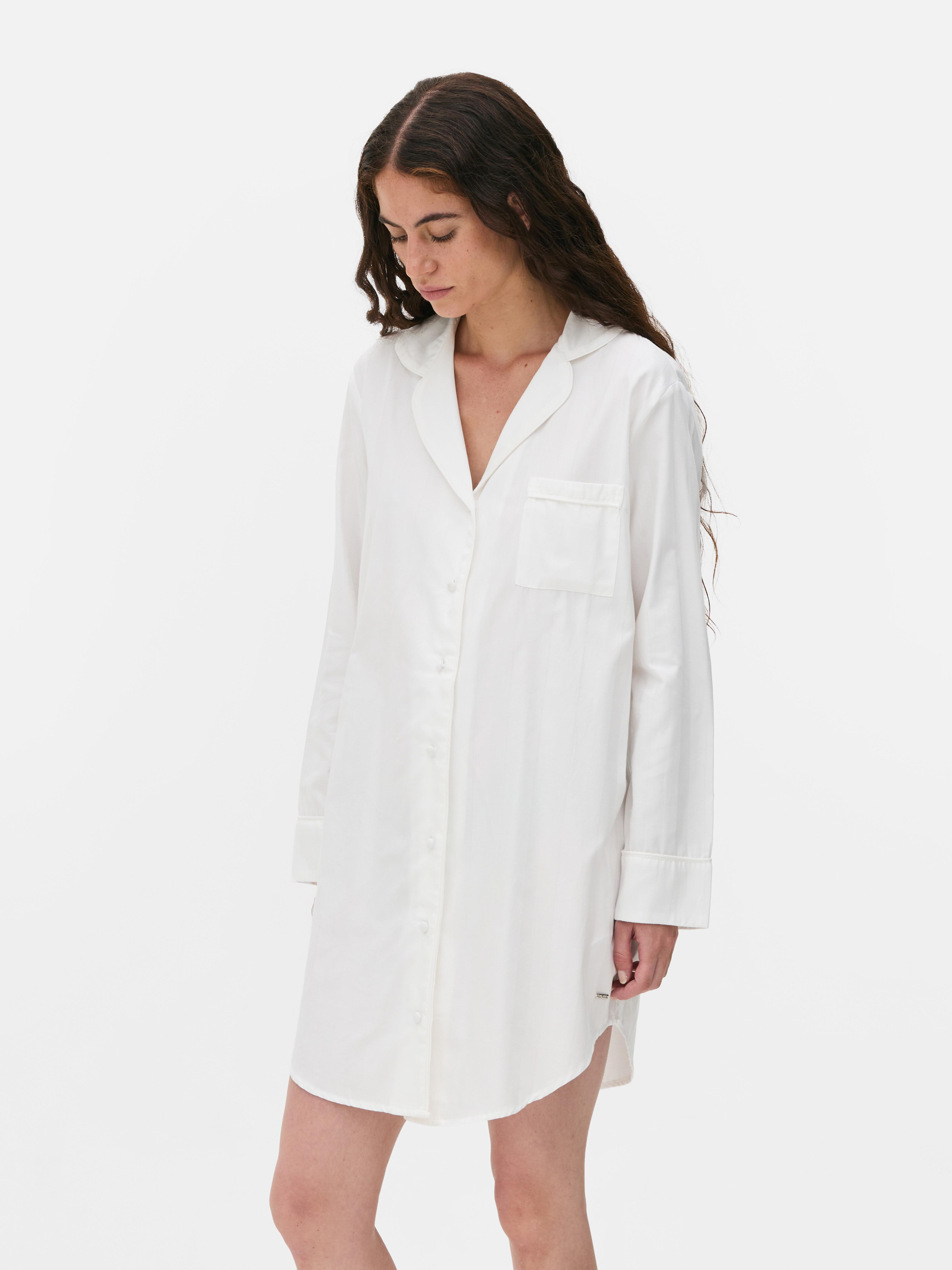 Camicia da notte con bottoni The Edit