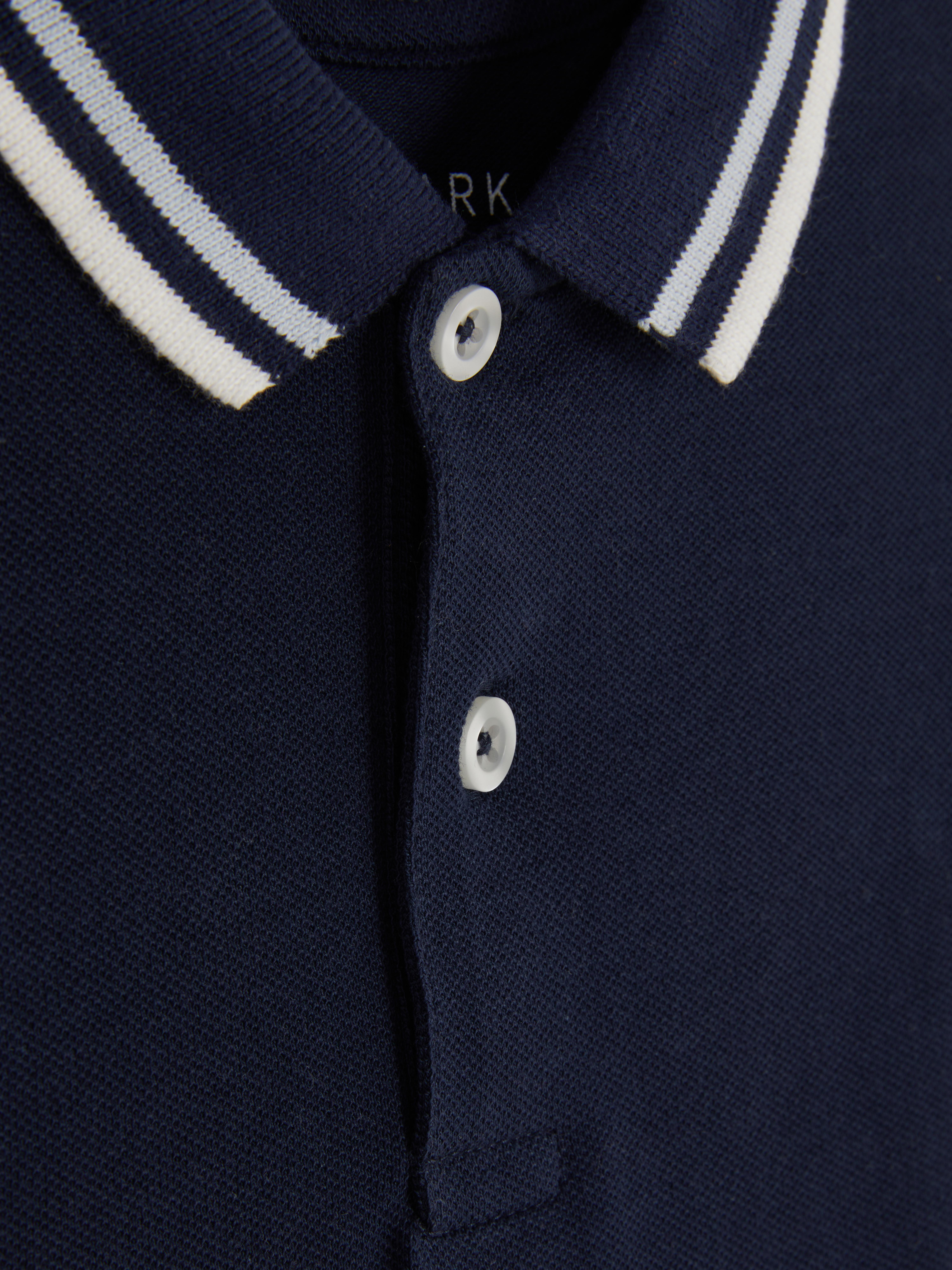 1,5-8 años | Polo de piqué con bloques de color