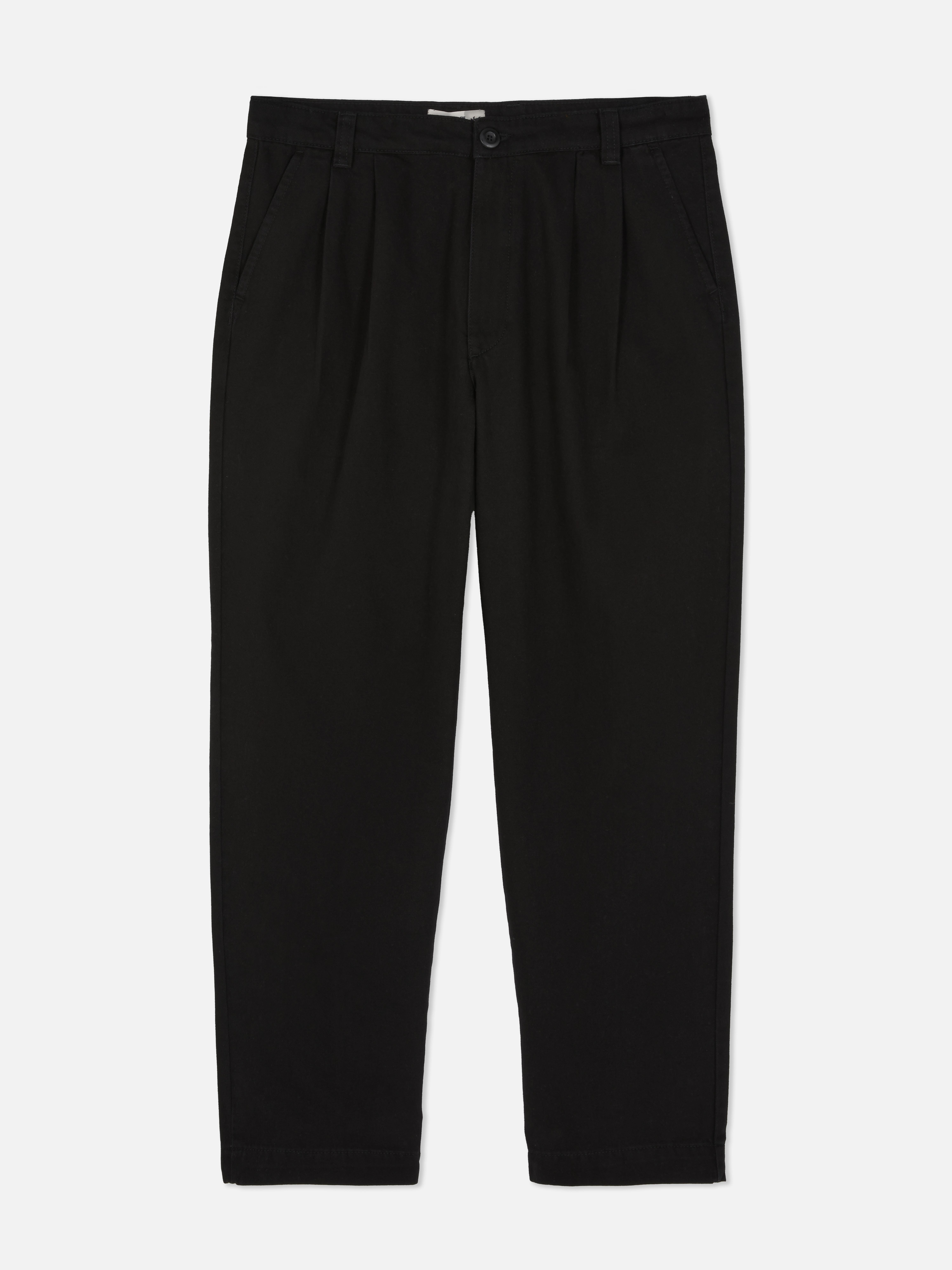 Pantalon chino plissé zippé