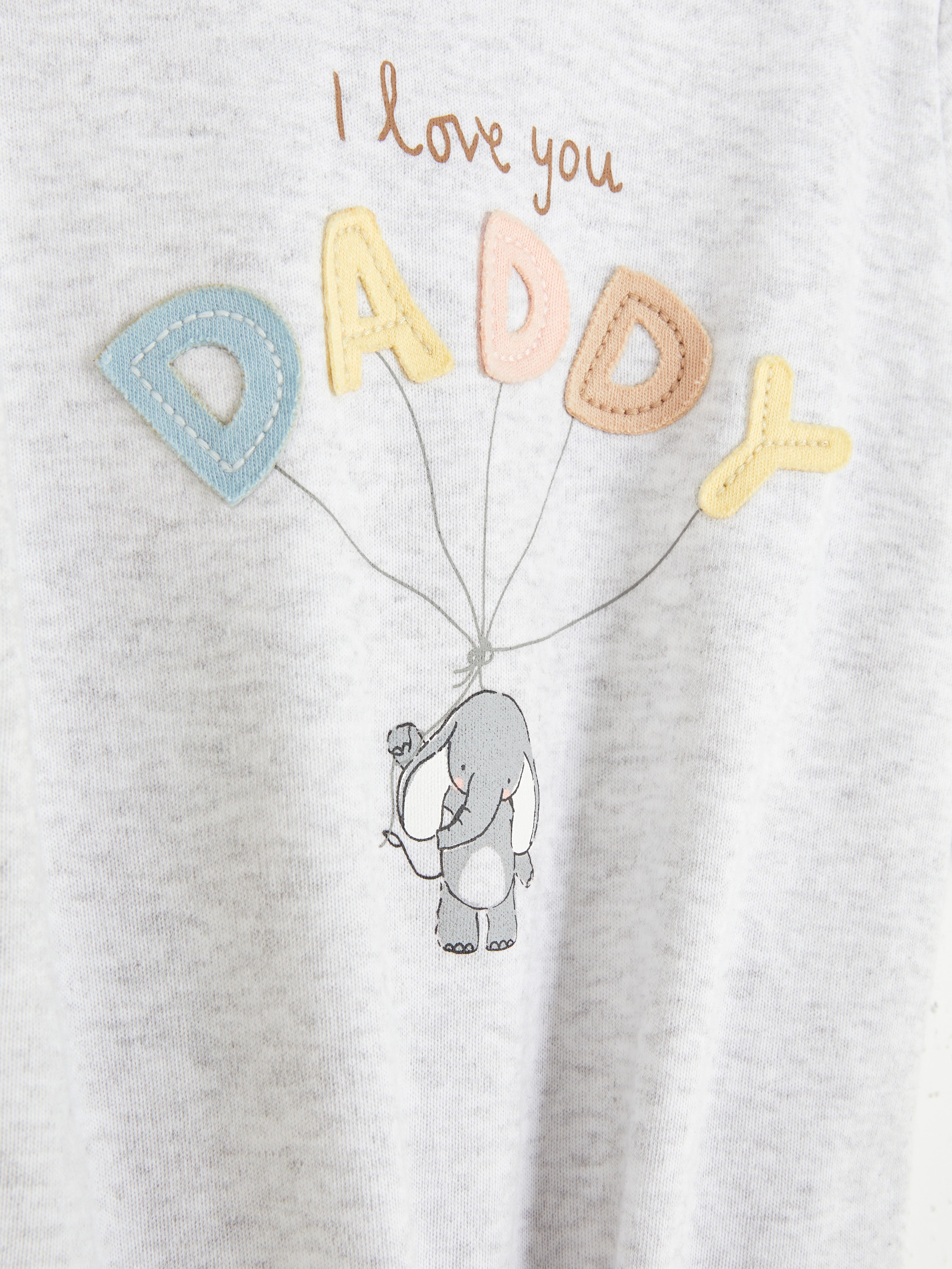 0 - 24 luni | Costum de dormit I Love You Daddy