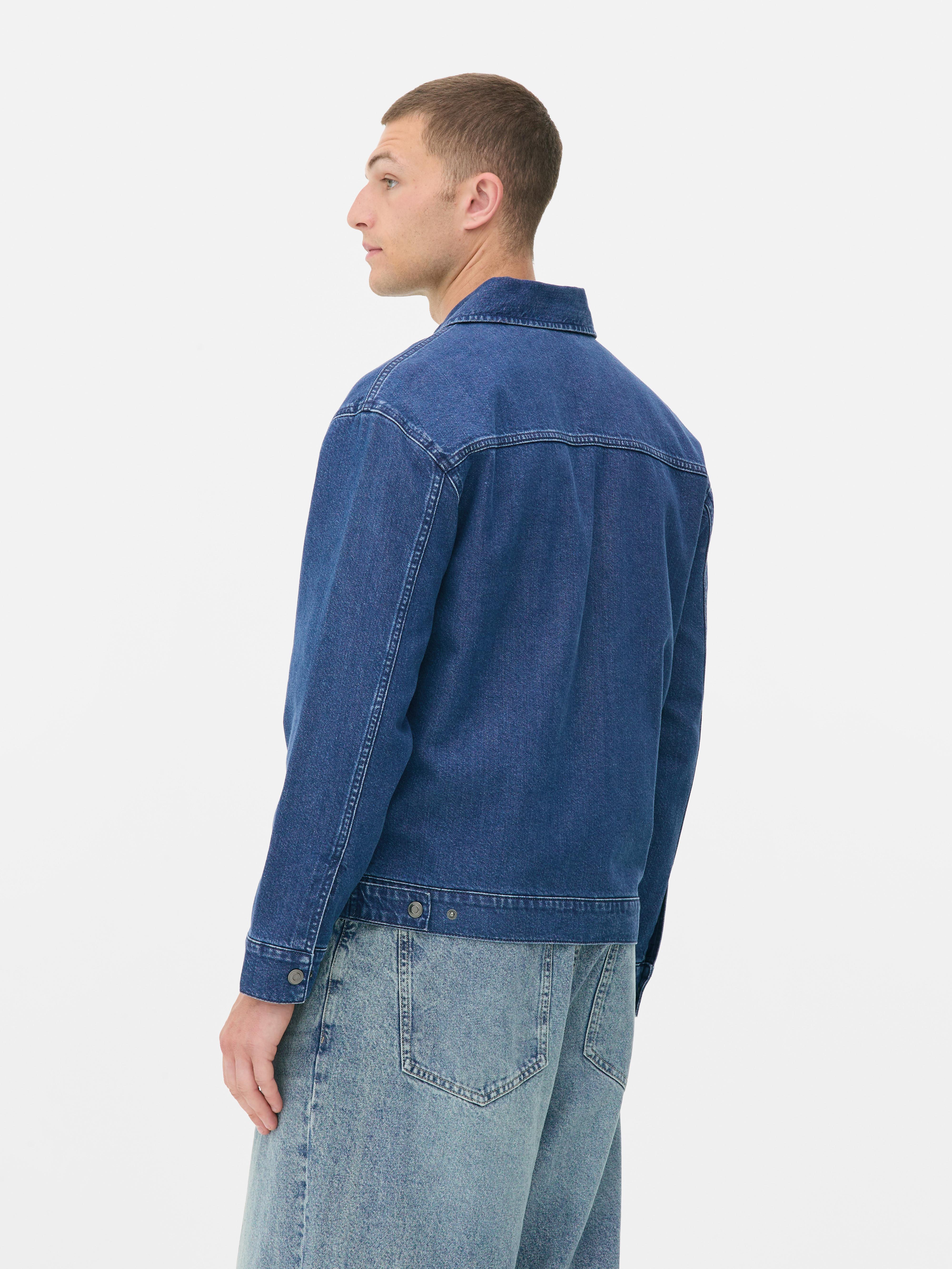 Harrington-Jeansjacke