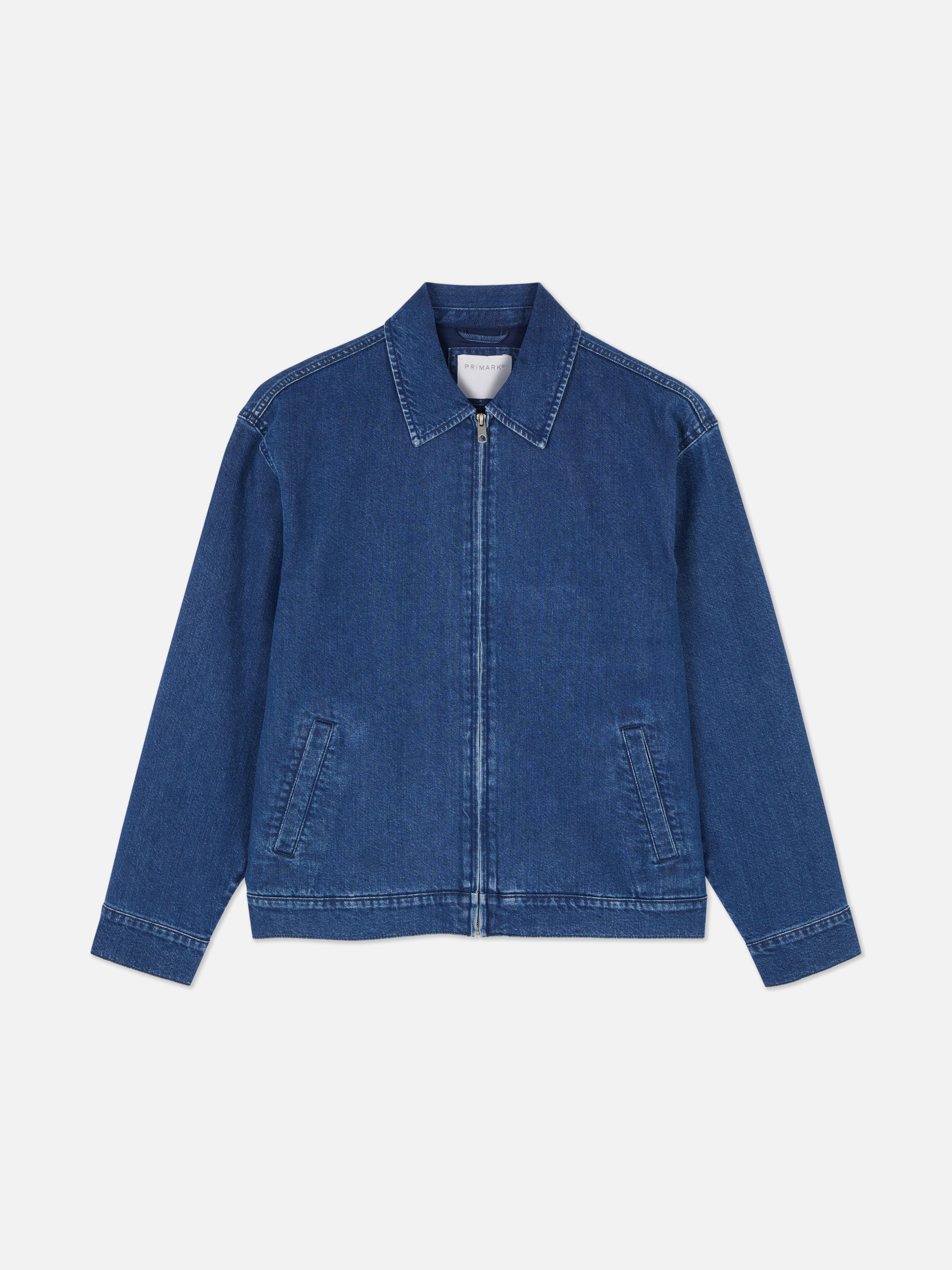 Harrington-Jeansjacke