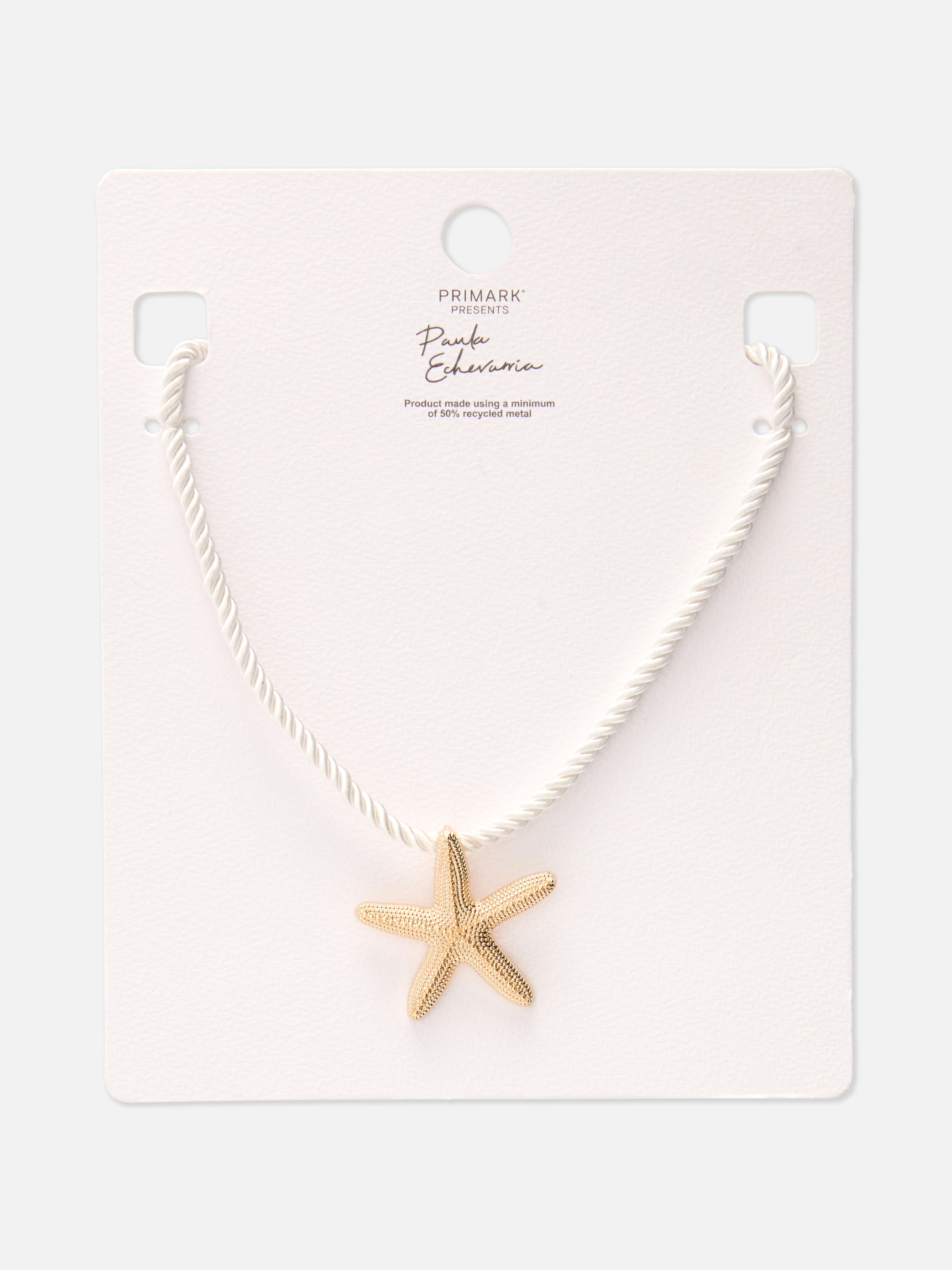 Colar cordão estrela mar Paula Echevarría