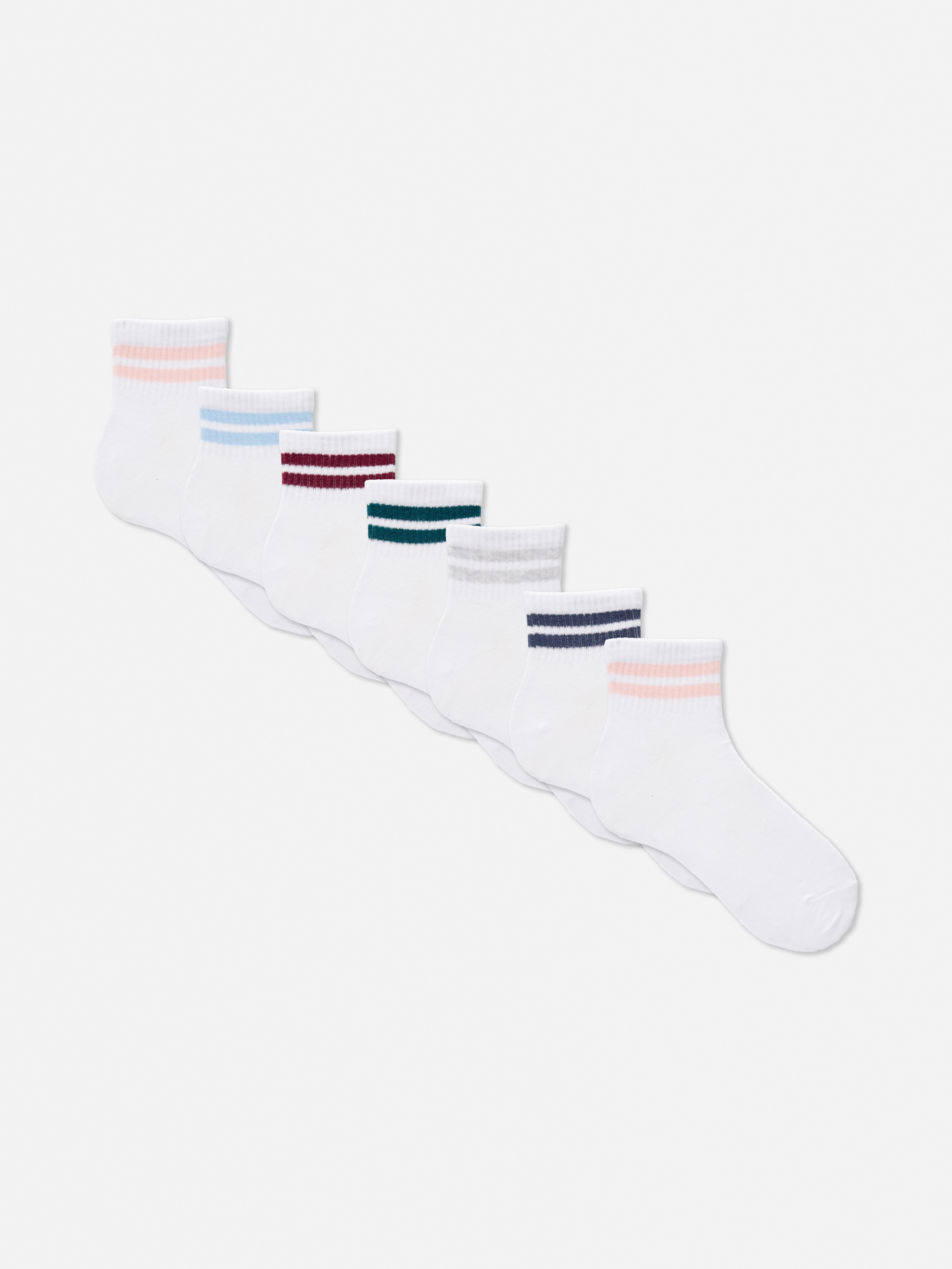 7pk Ribbed Sports Socks