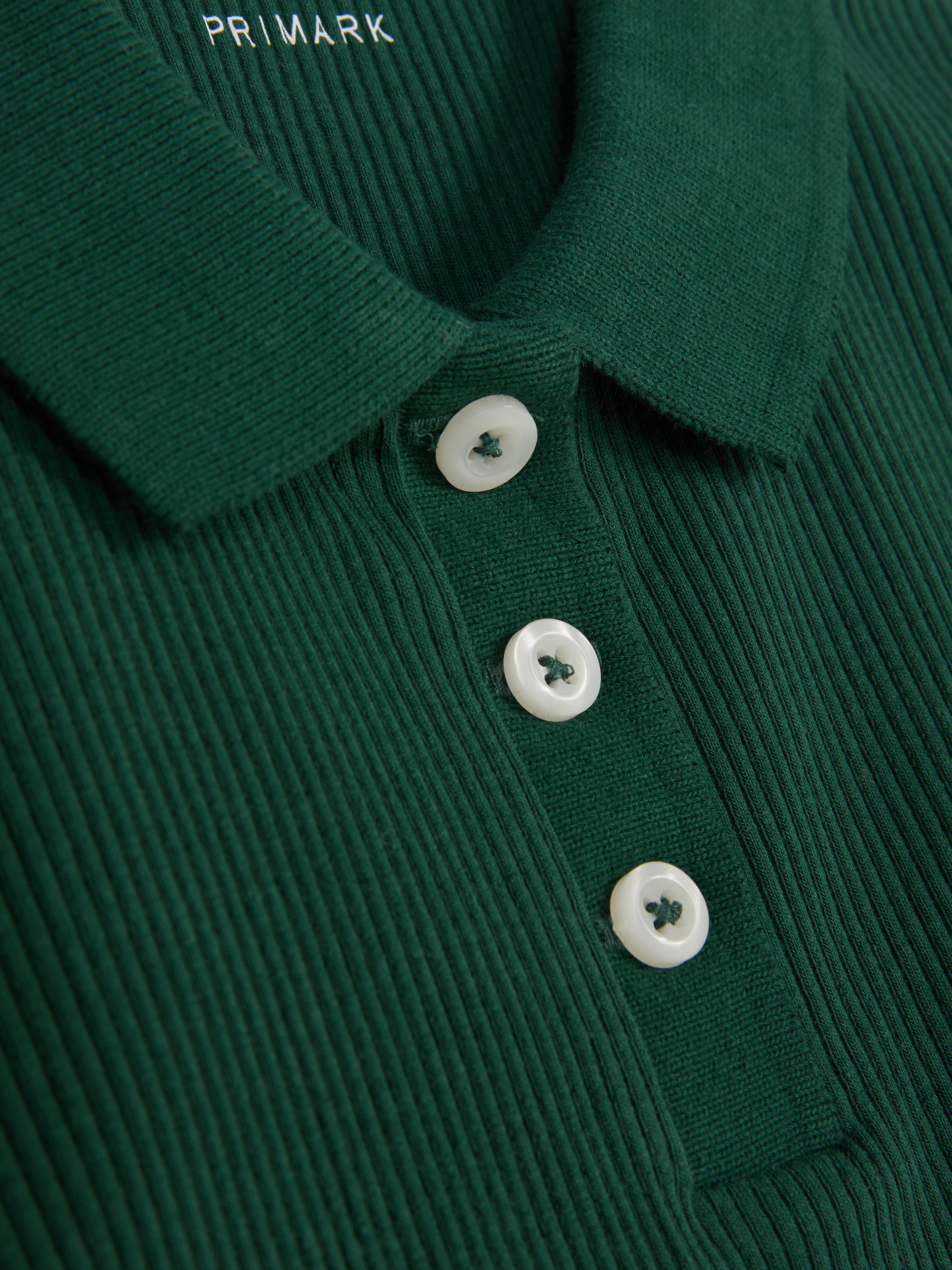7-15yrs | Ribbed Polo Shirt