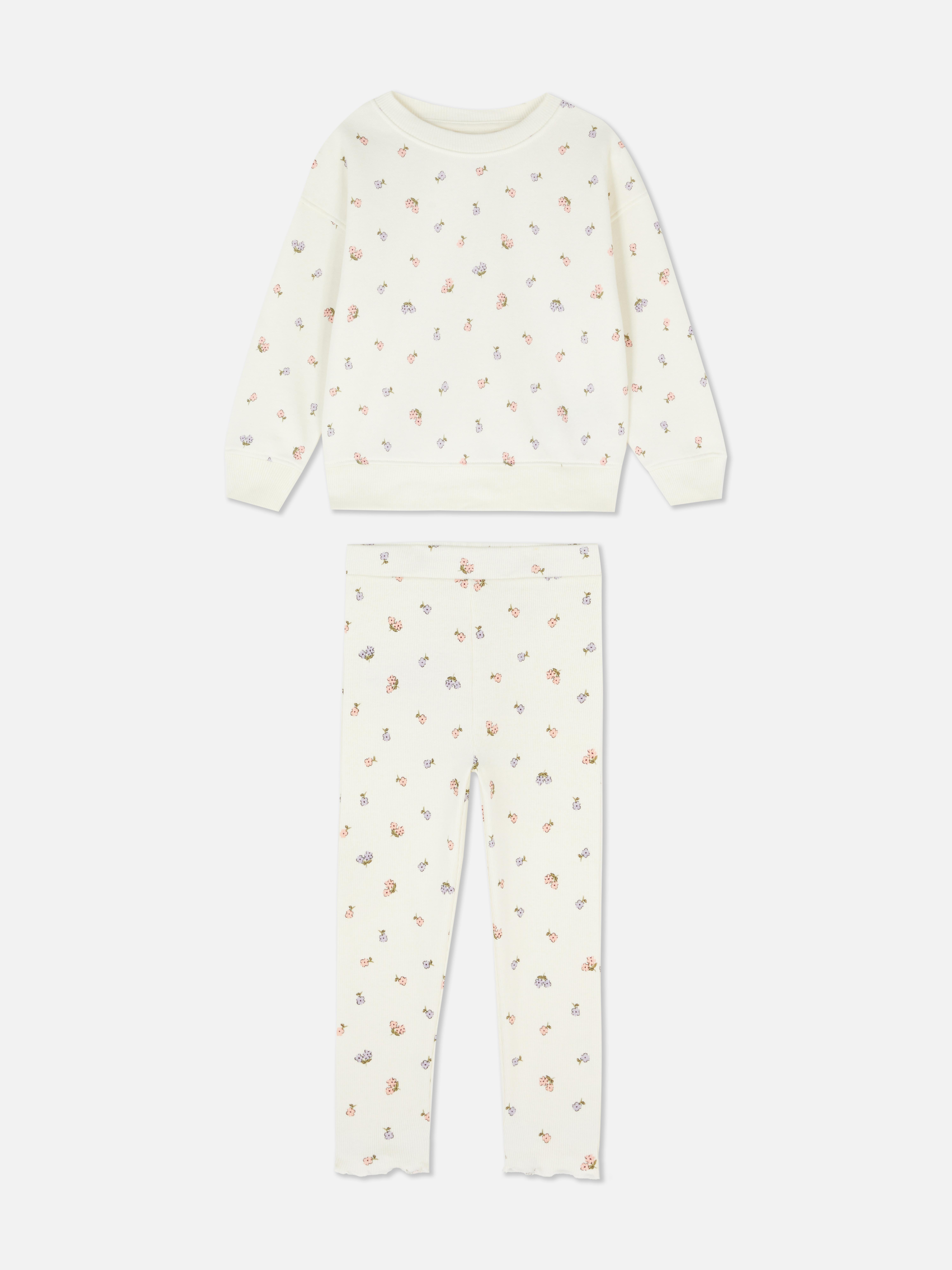 1,5–8 Jahre | Bedrucktes Sweatshirt und Leggings im Set