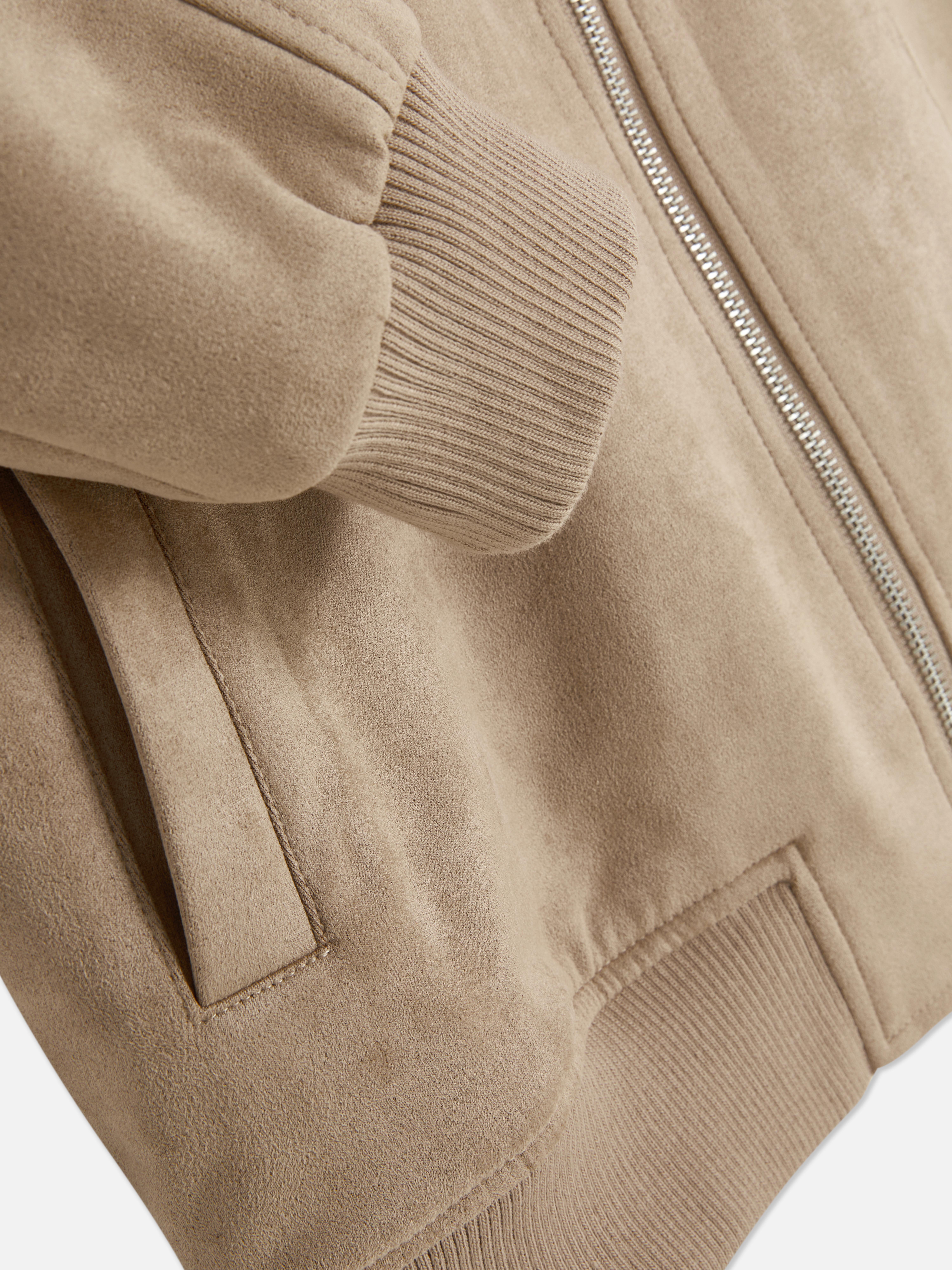 ジャケット・アウター FAUX SUEDE PUFFER JACKET Suede Puffer Jacket | GUESS