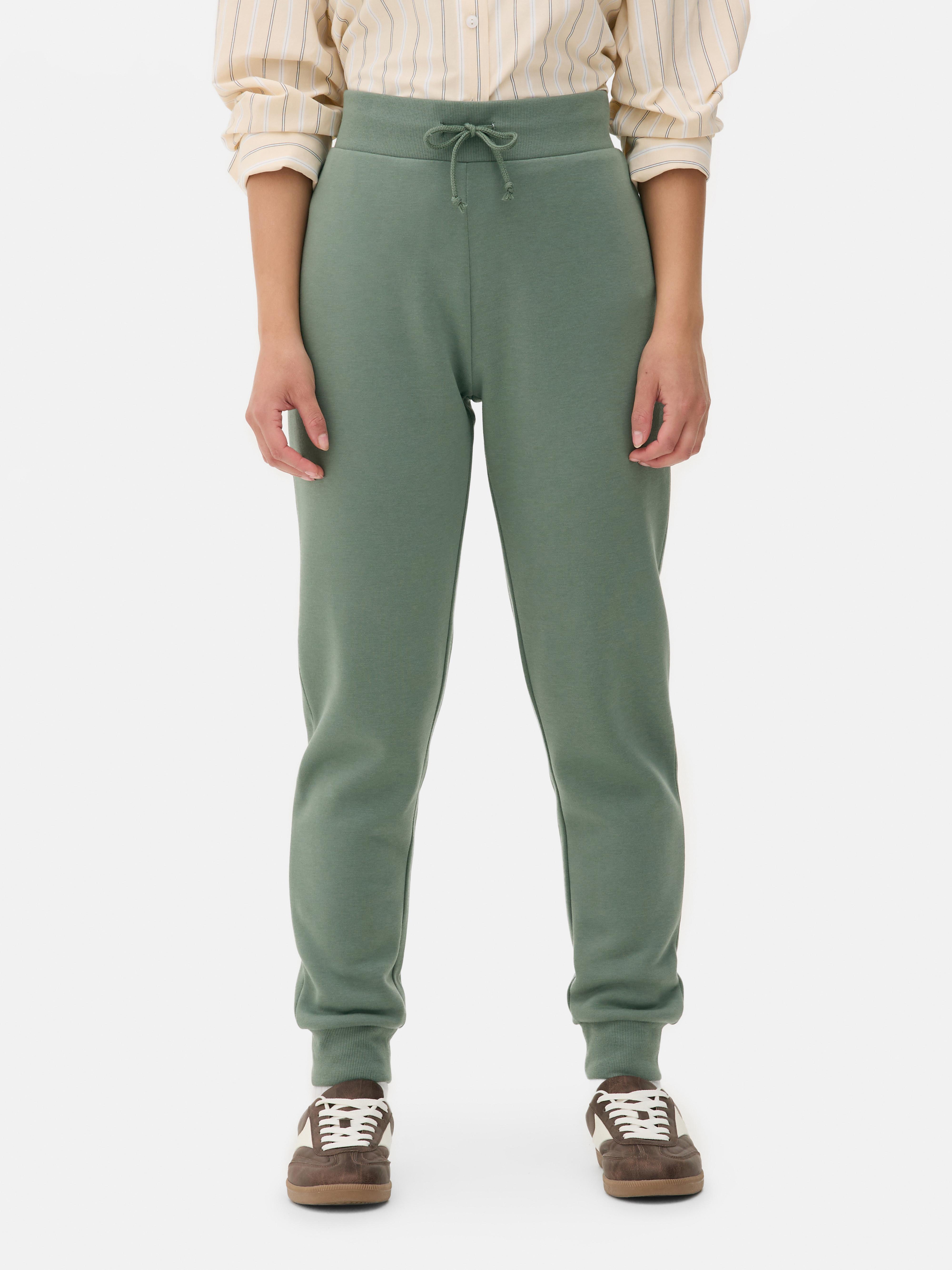 Enge High-Waist-Jogginghose