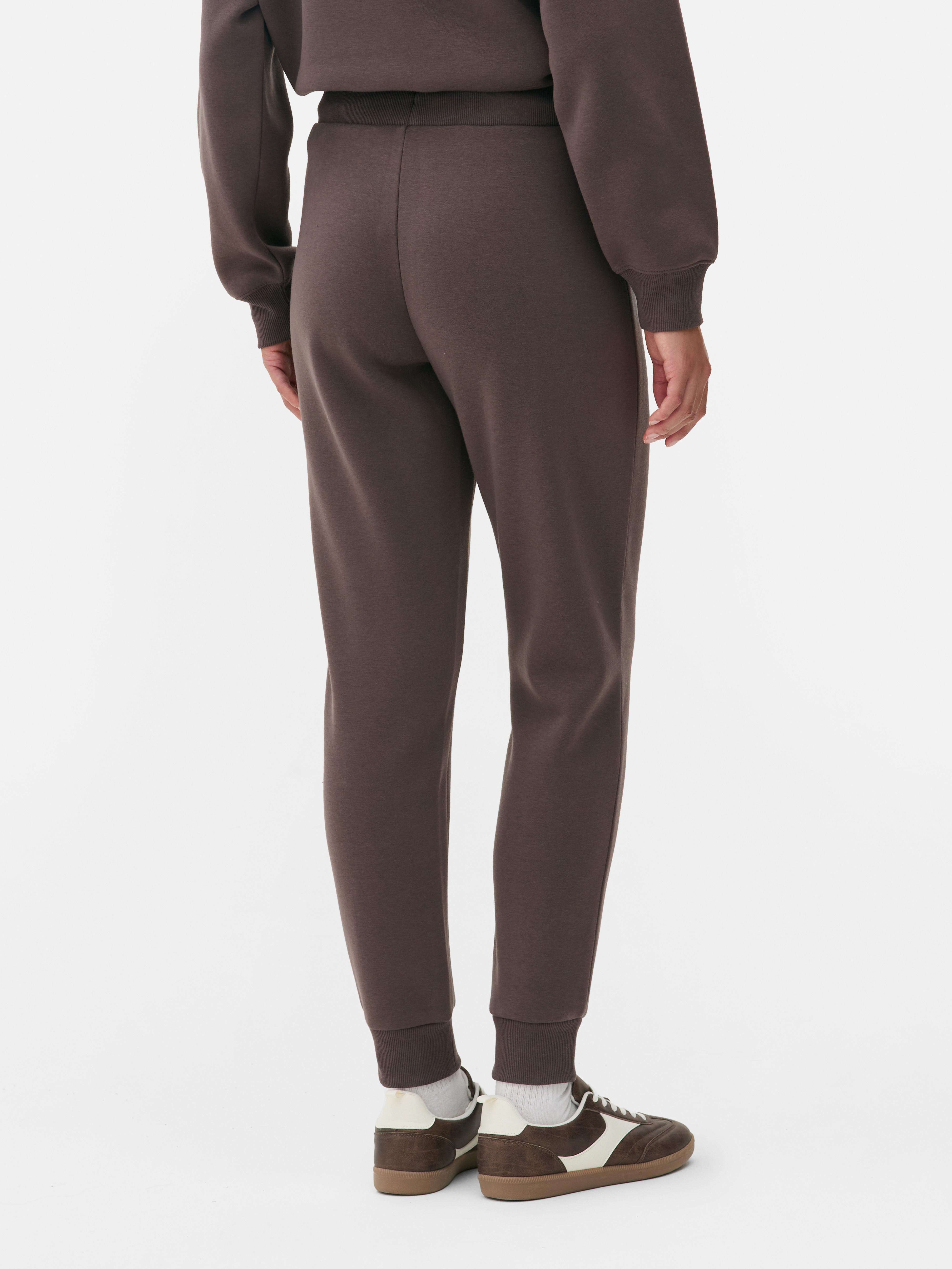 Skinny joggingbroek met hoge taille