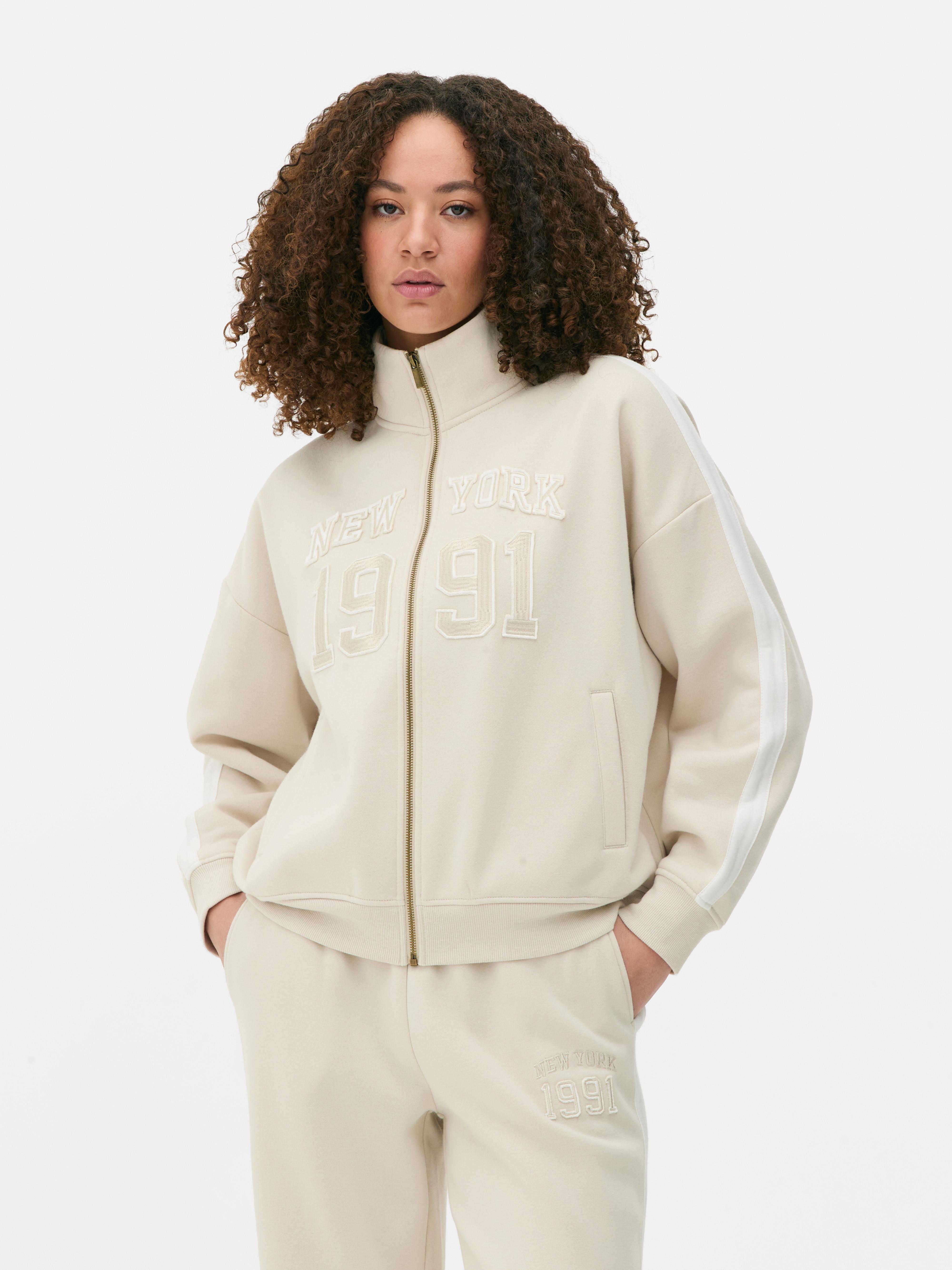 ジャケット・アウター STAR SPORTY ZIP-UP Women's Ivory Sporty Zip-Up Jacket | Primark