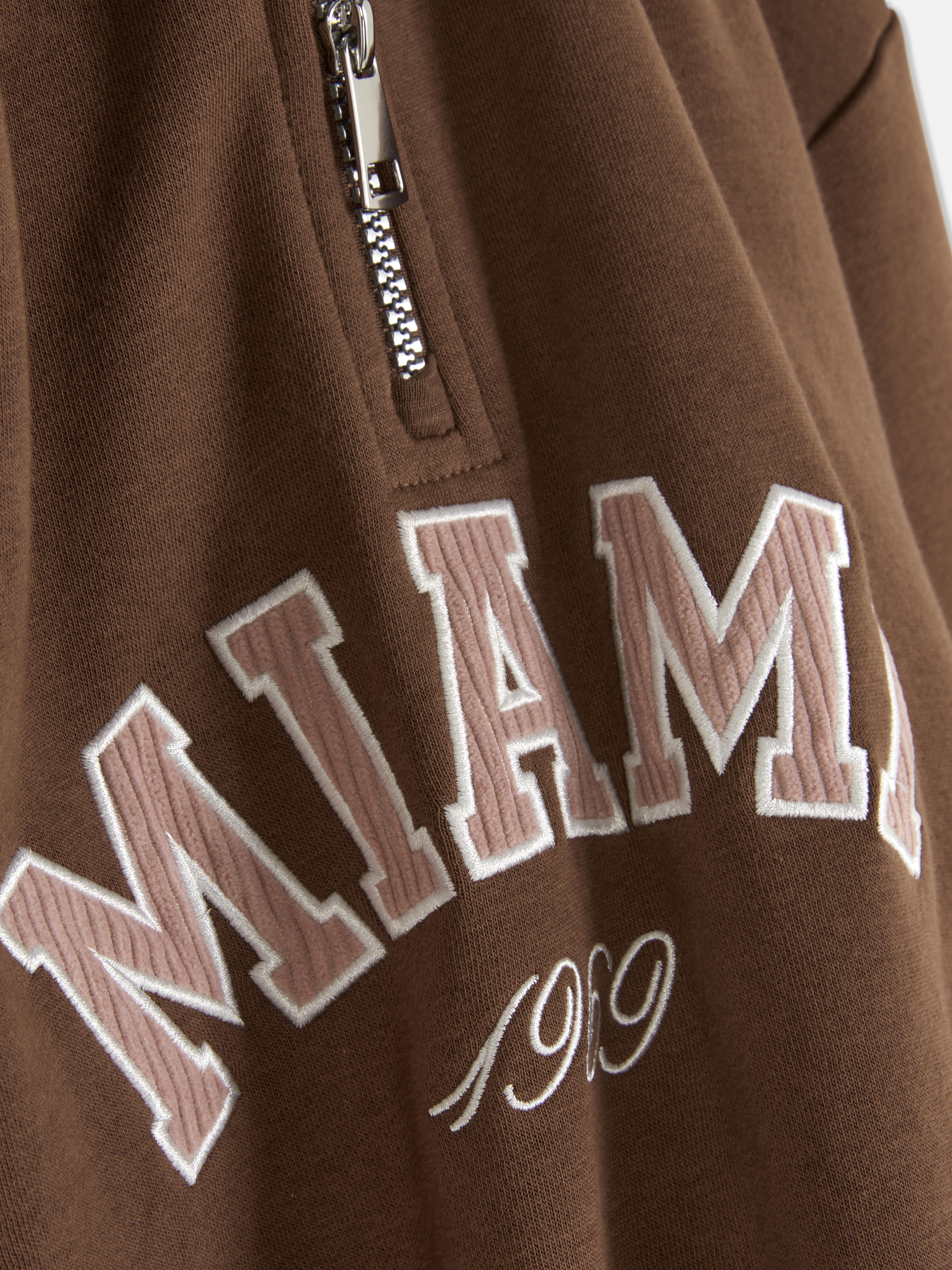 Funnel Neck Graphic Sweatshirt