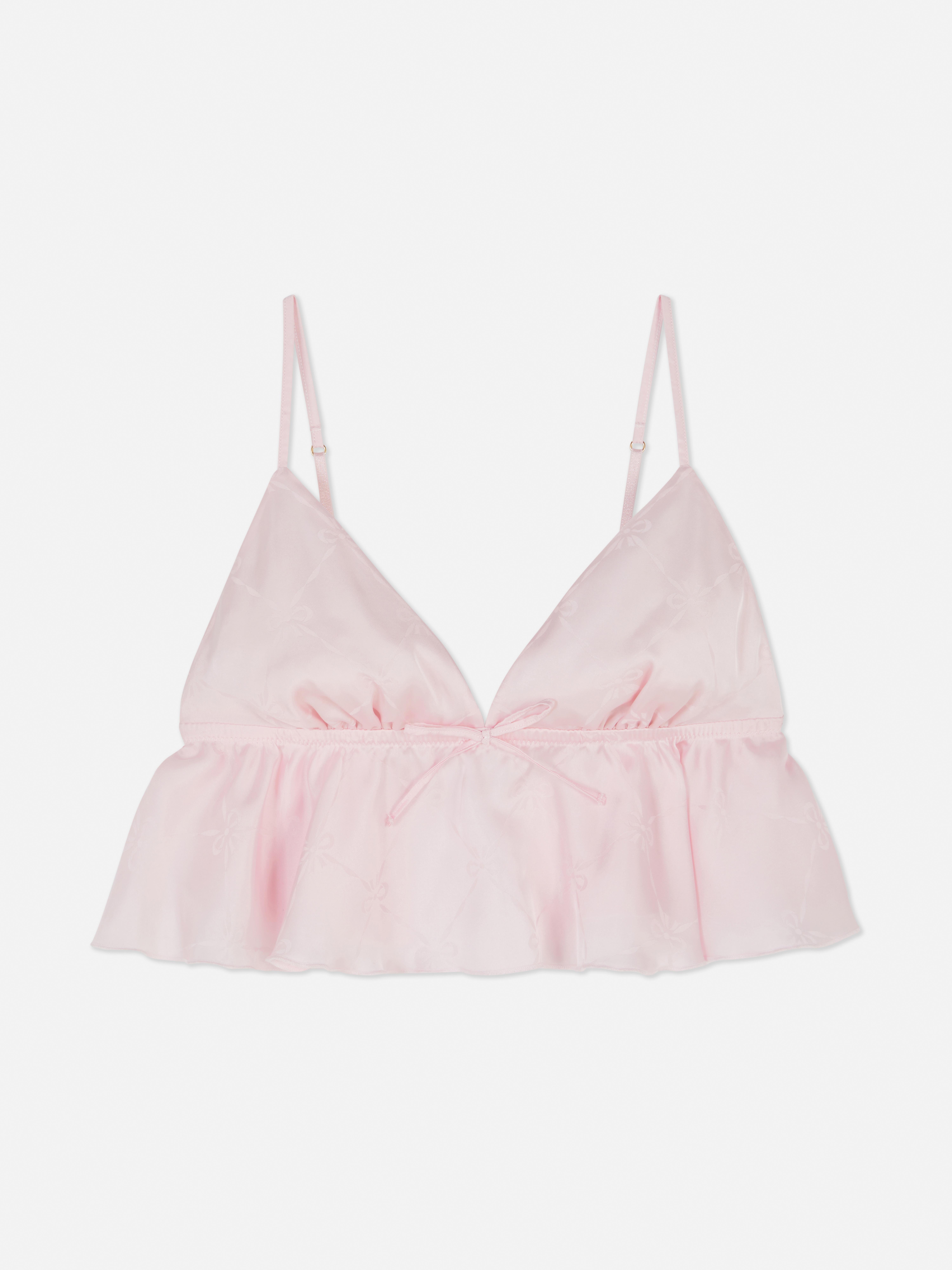 Brassière à volants et nœud