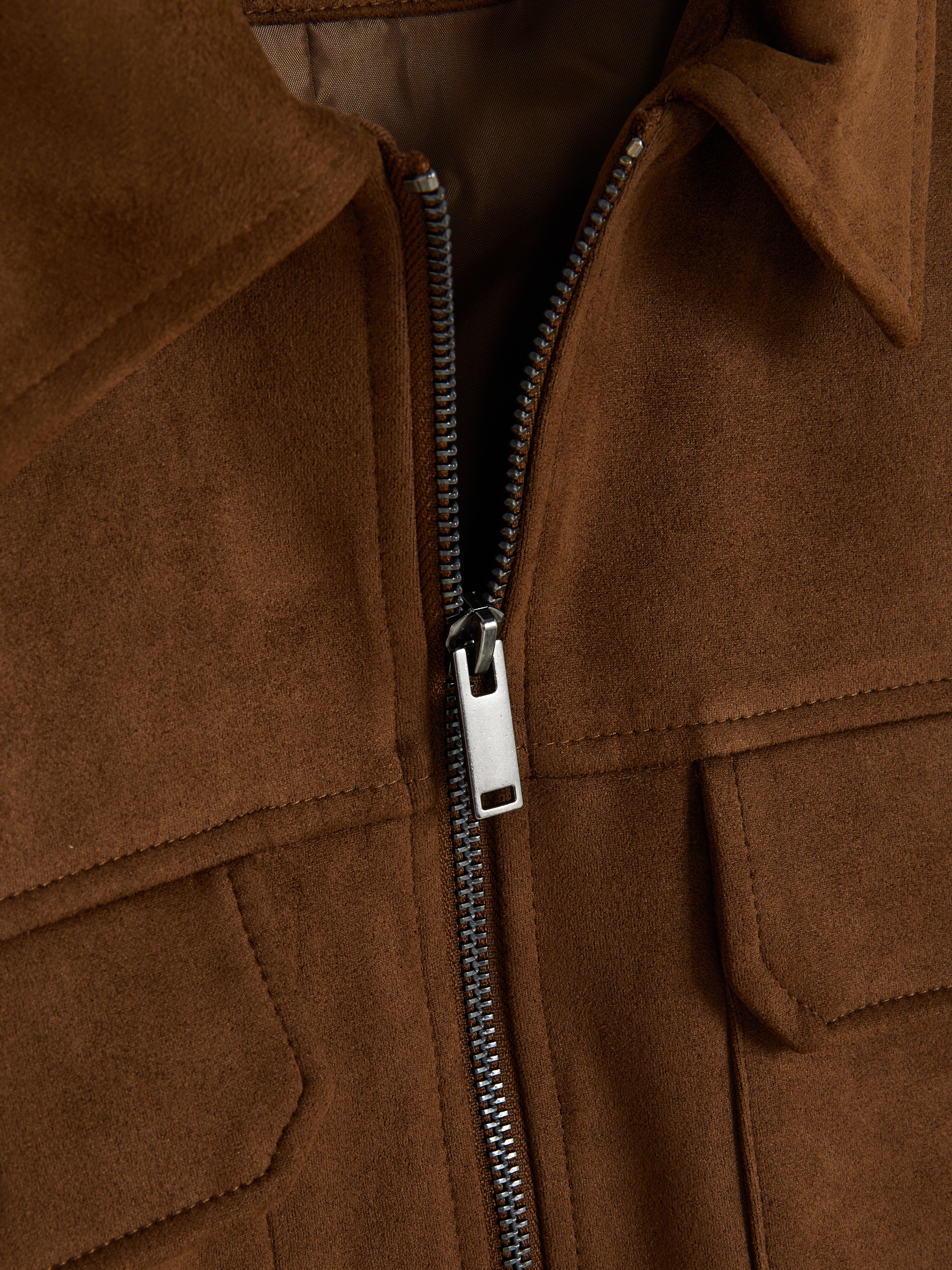 Faux Suede Shacket