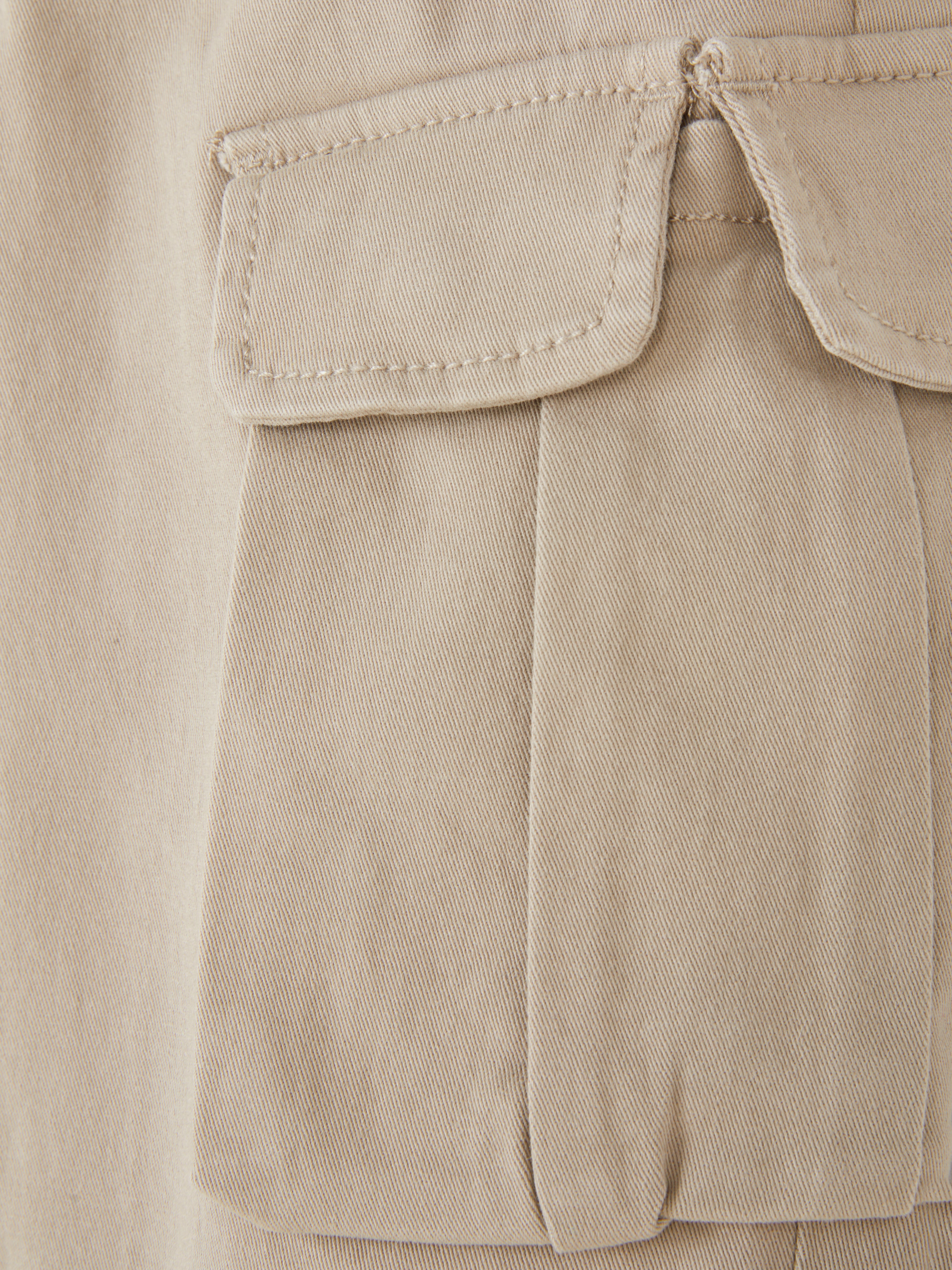 1.5-7yrs | Twill Cuffed Cargo Pants