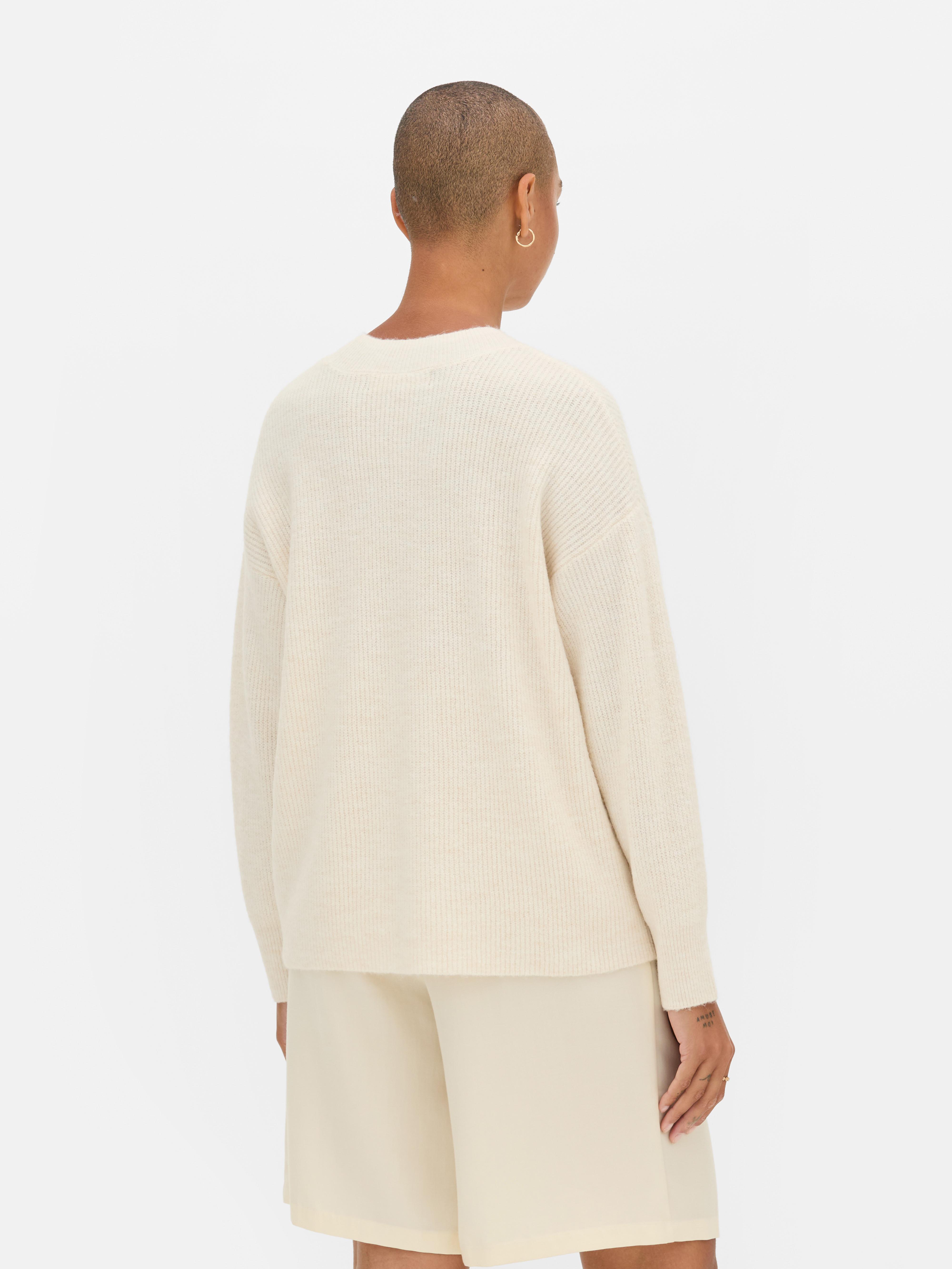 Knitted Crew Neck Jumper