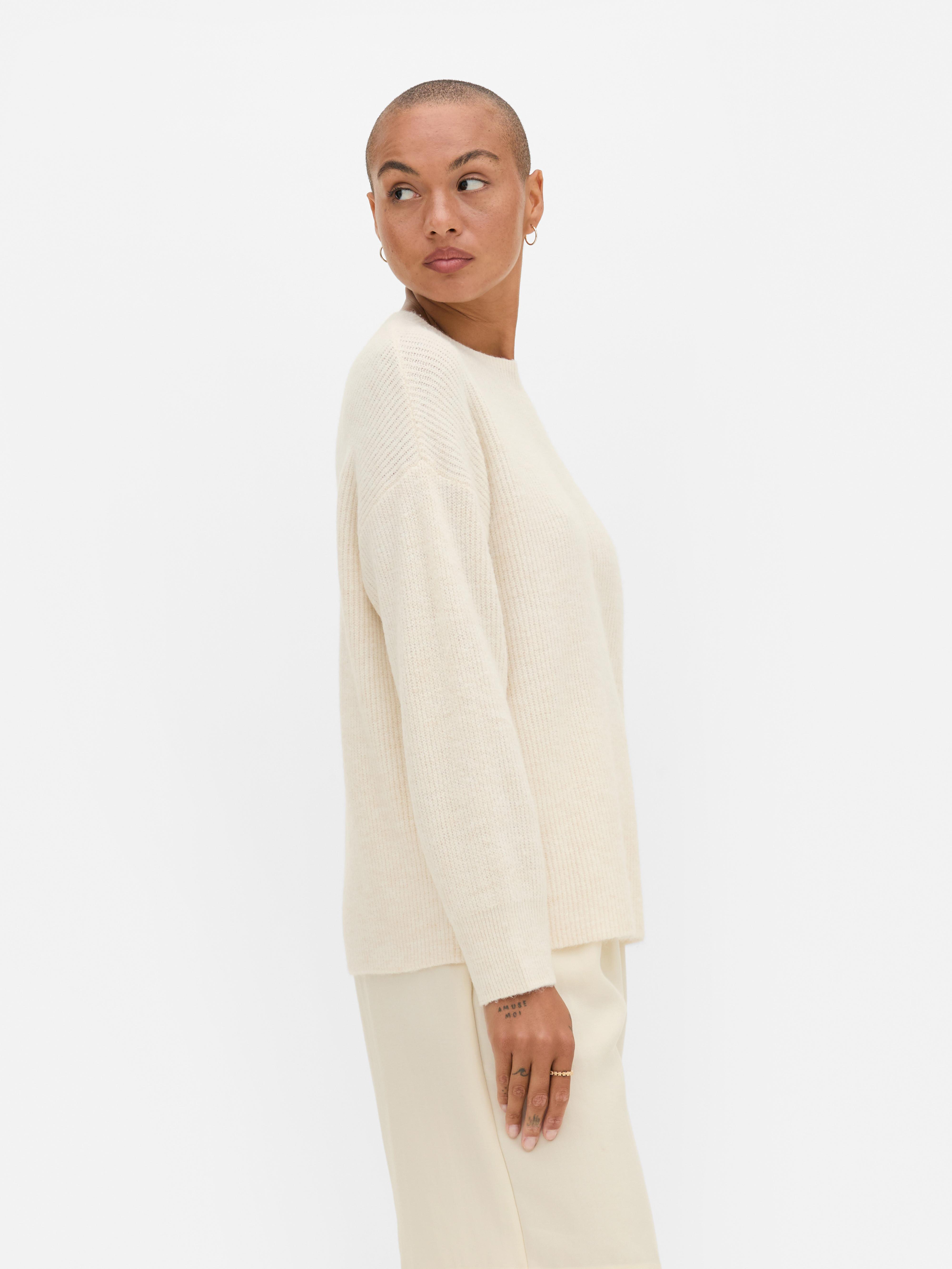Knitted Crew Neck Jumper