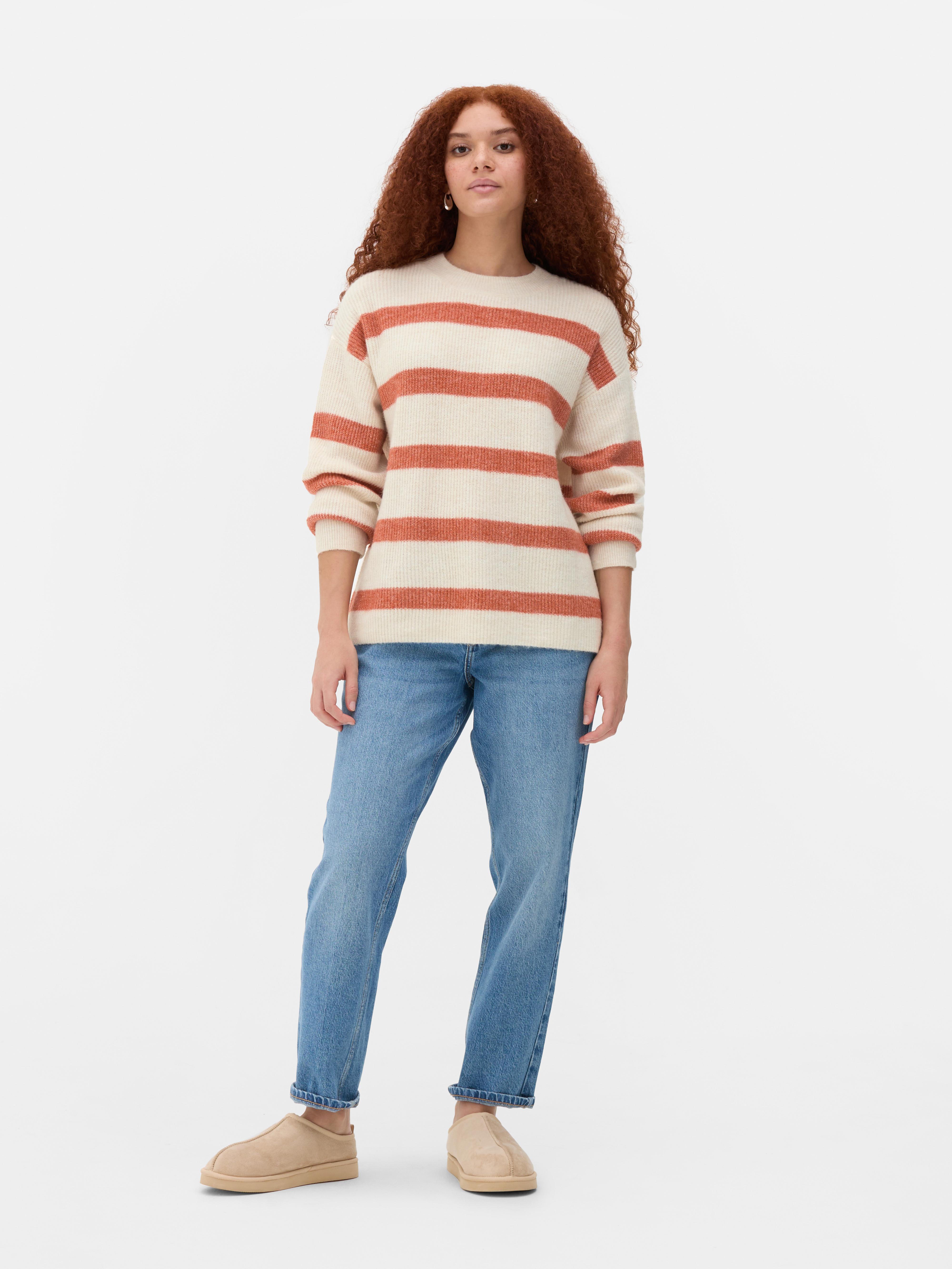 Knitted Crew Neck Jumper