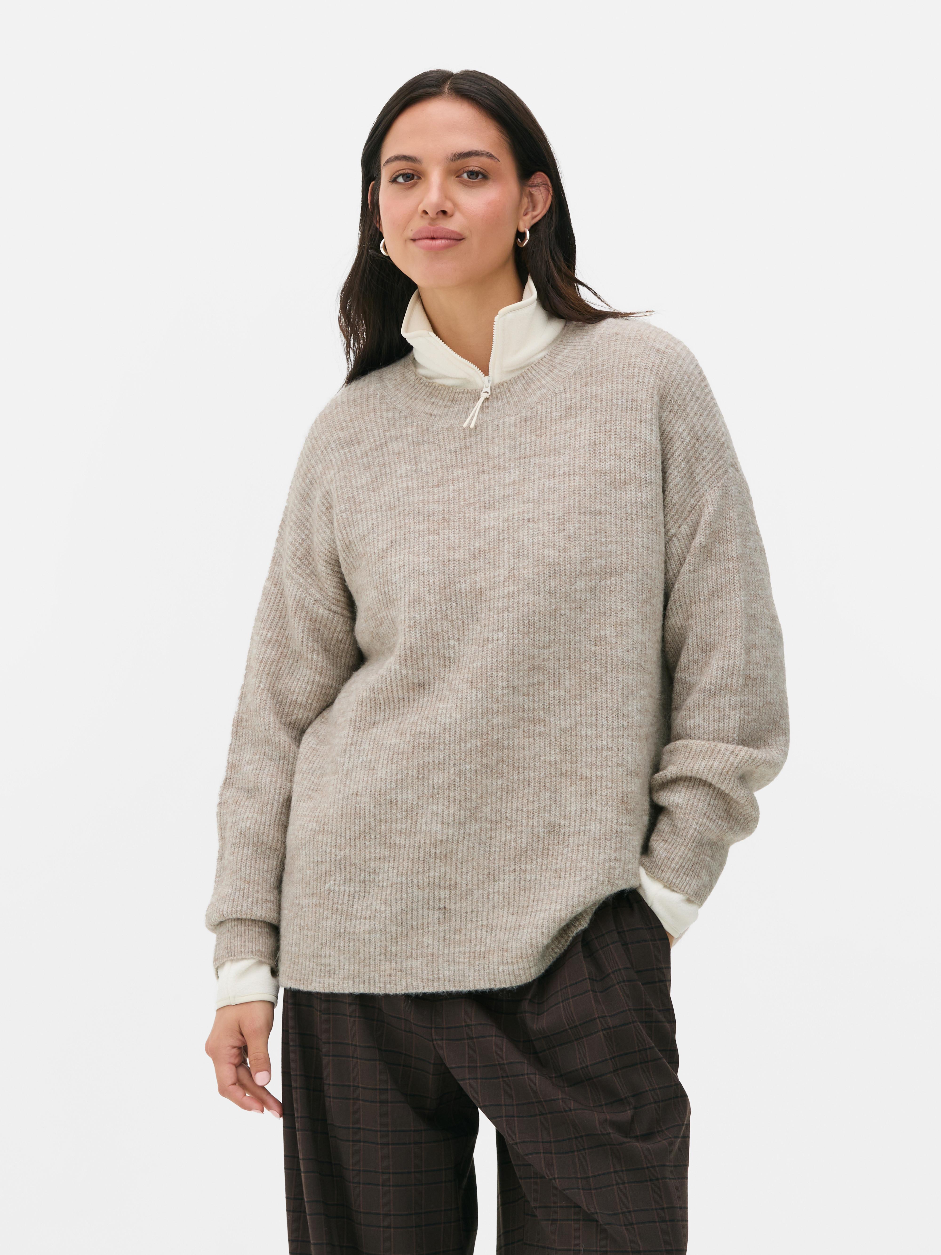 Knitted Crew Neck Jumper