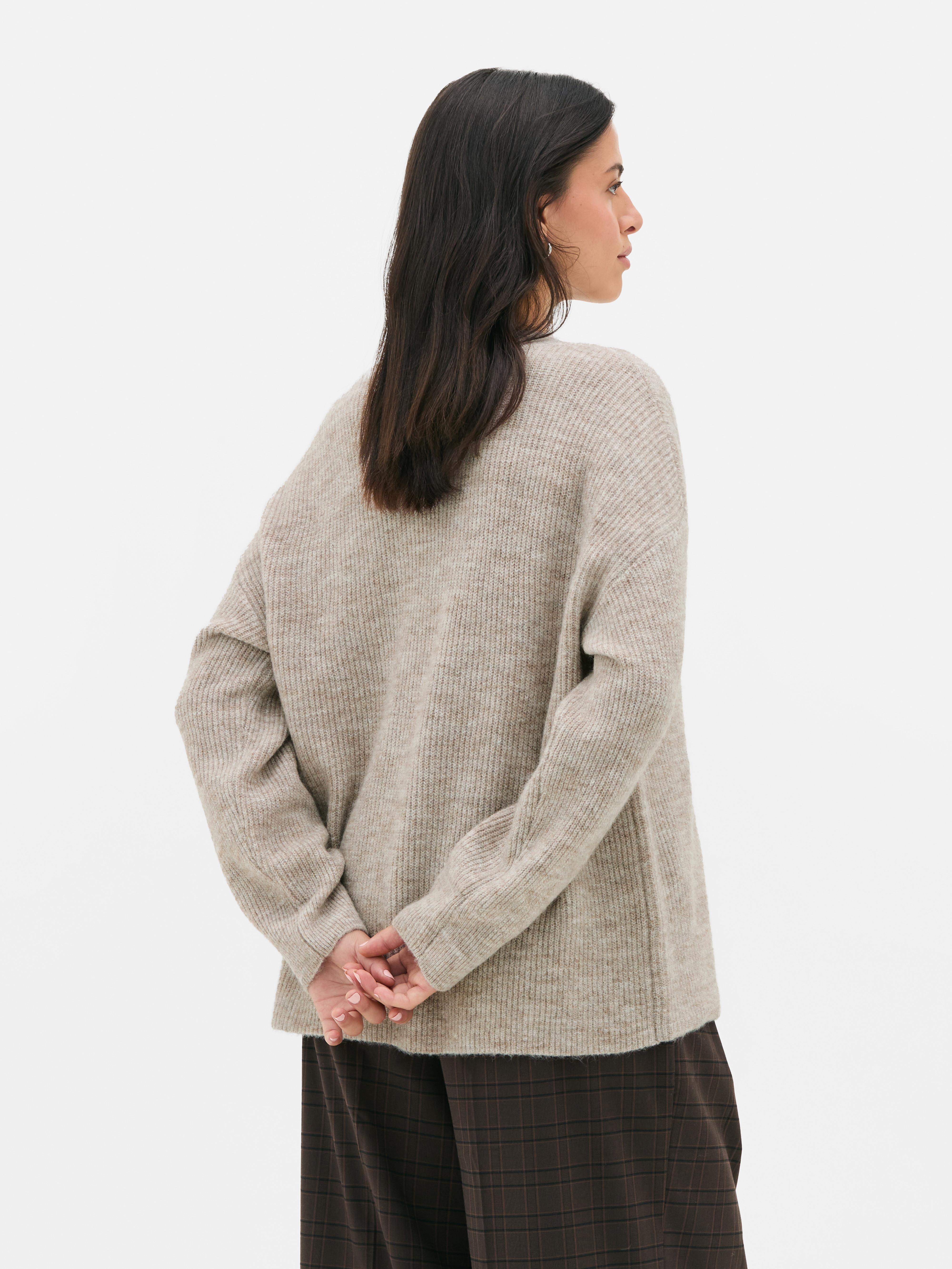 Knitted Crew Neck Jumper