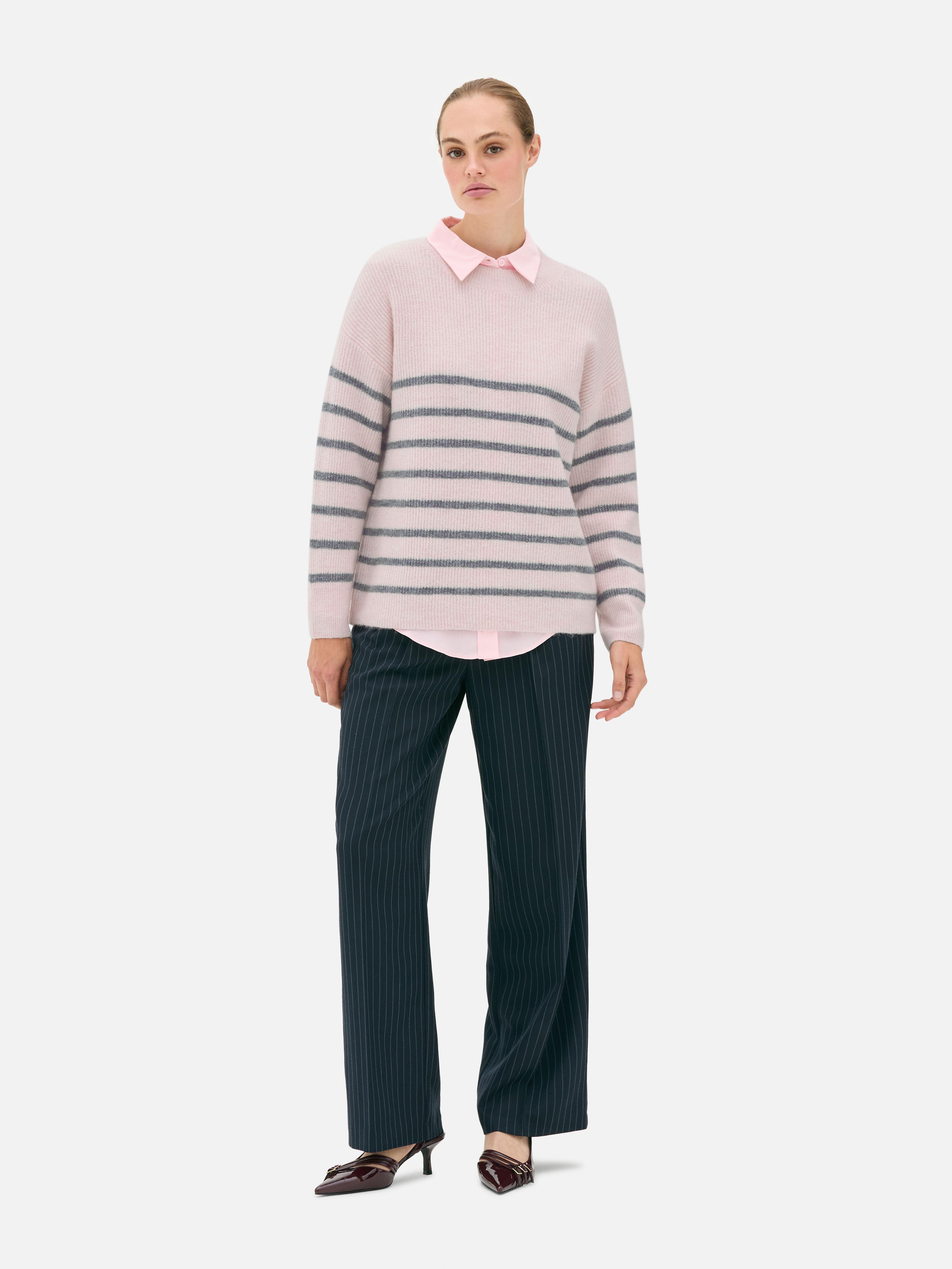 Knitted Crew Neck Jumper