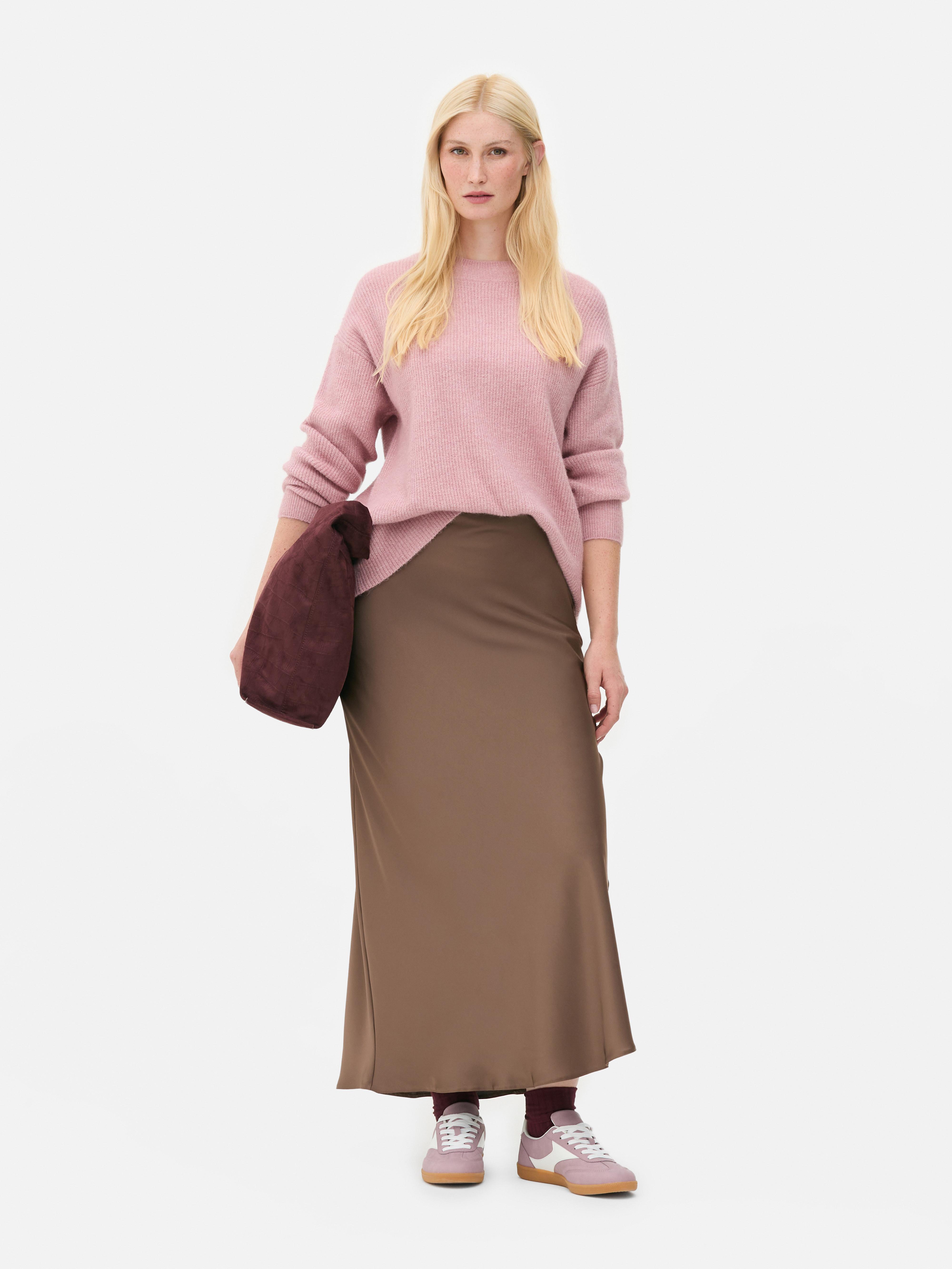 Knitted Crew Neck Jumper