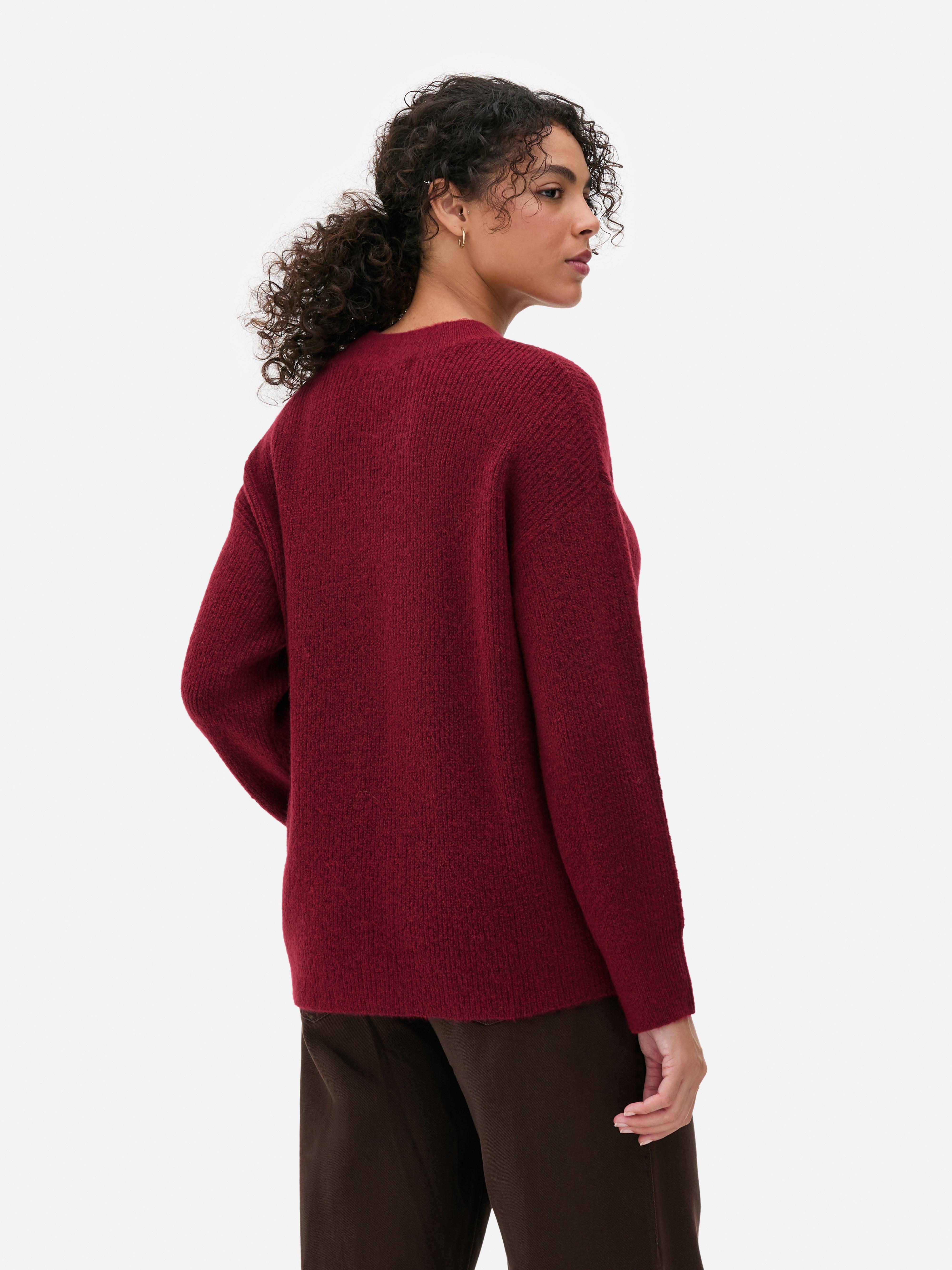 Knitted Crew Neck Jumper