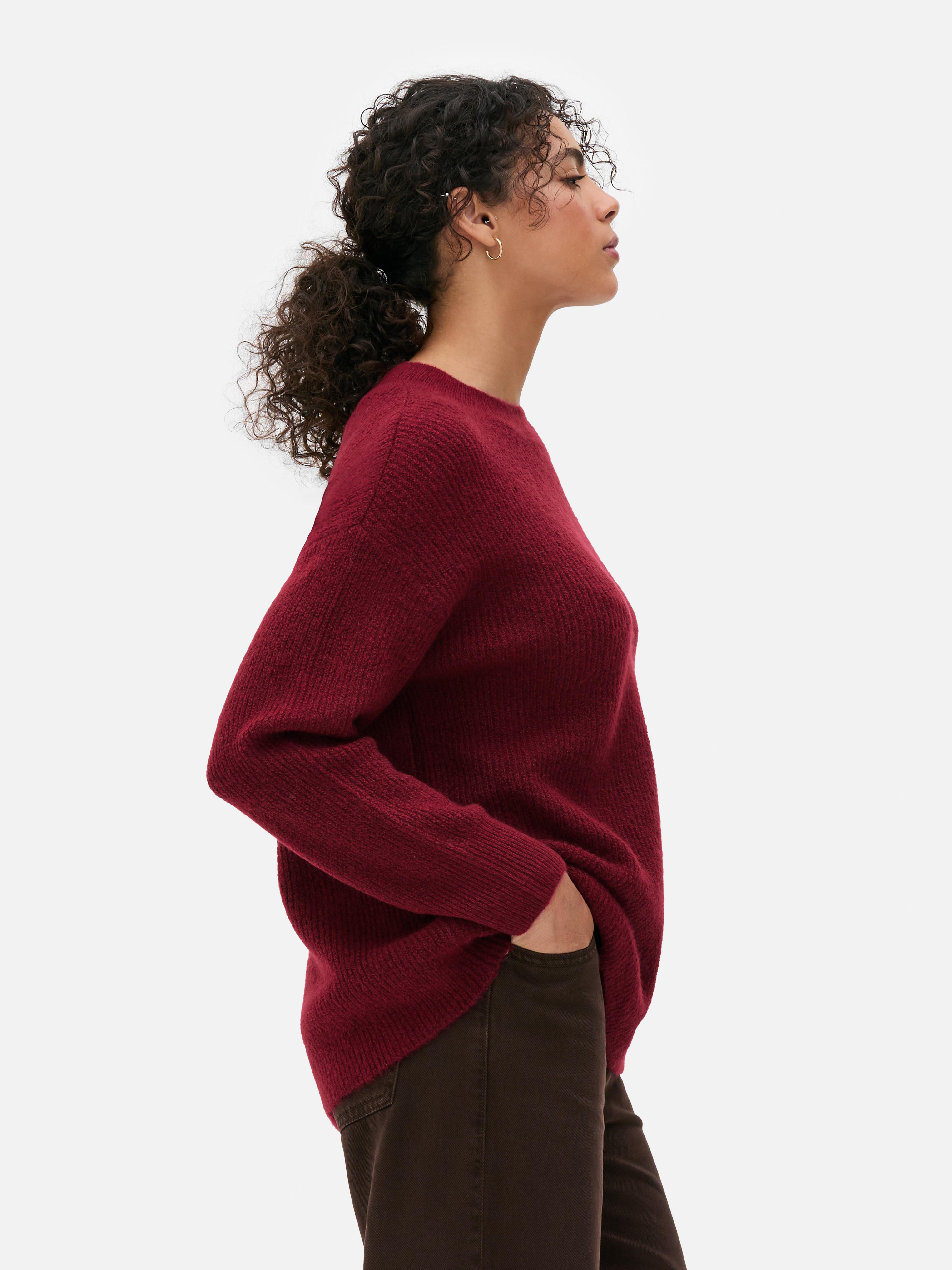 Knitted Crew Neck Jumper