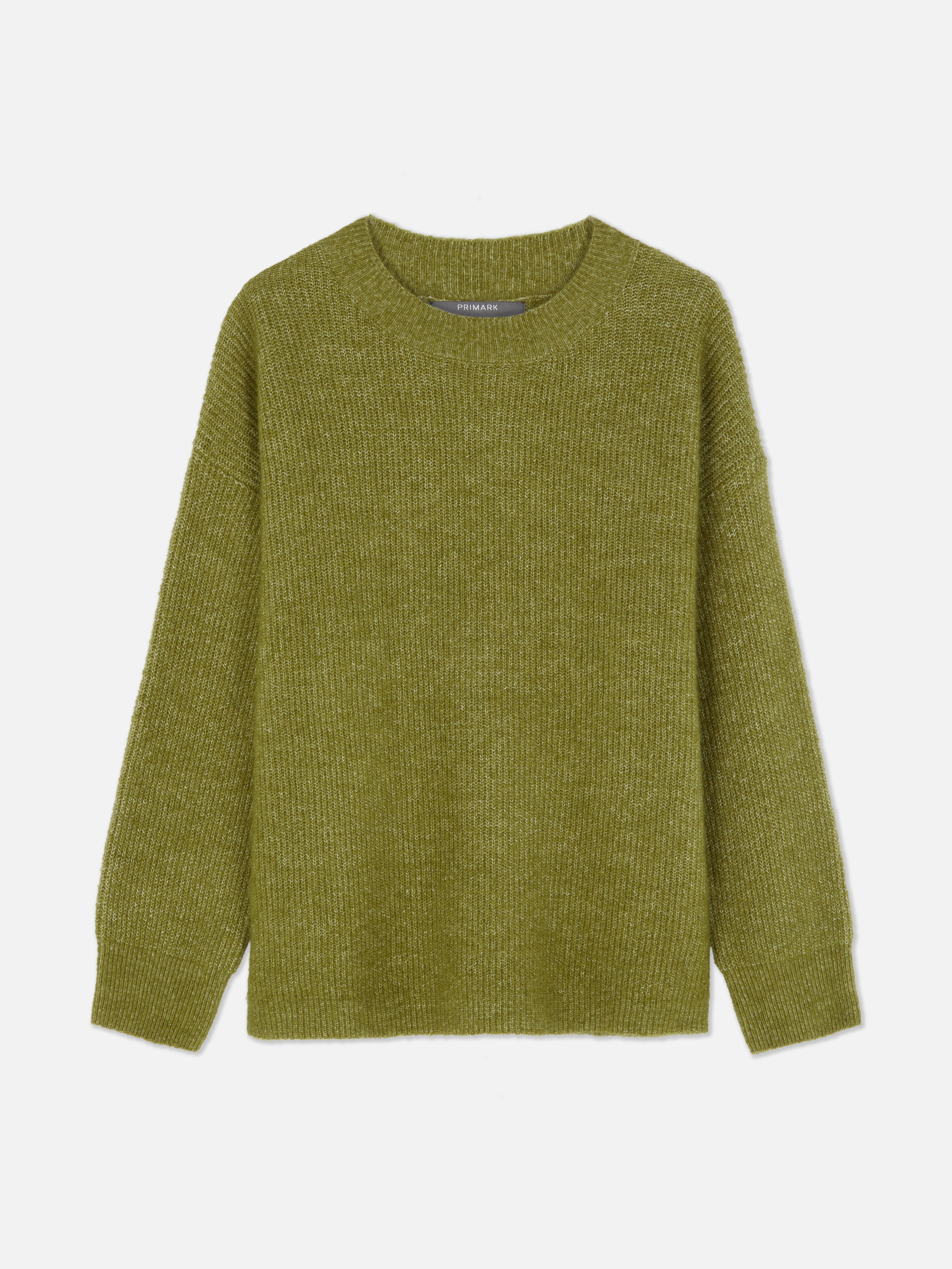Pull en maille à col ras-du-cou