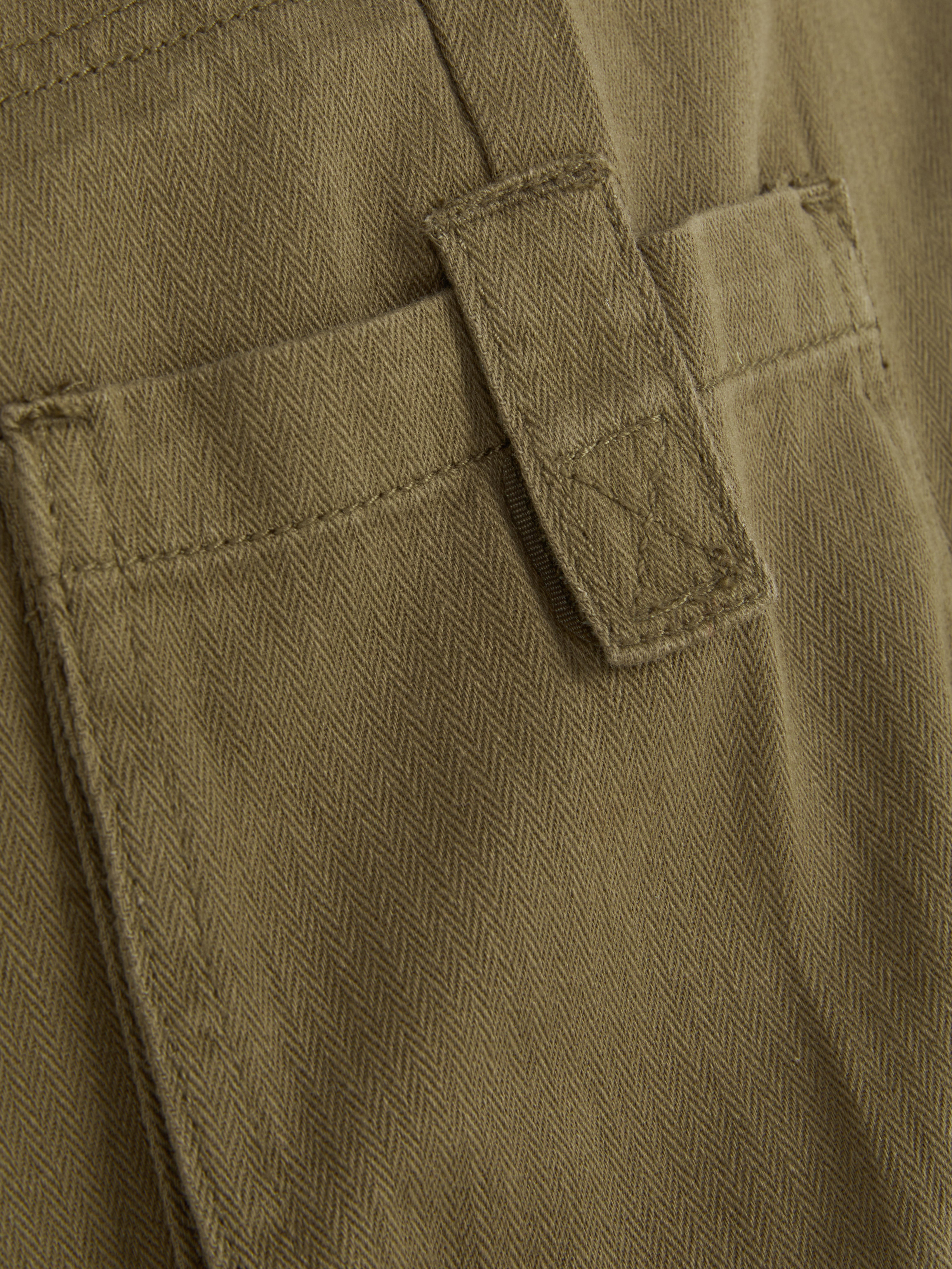 1.5-8yrs | Herringbone Cargo Sweatpants
