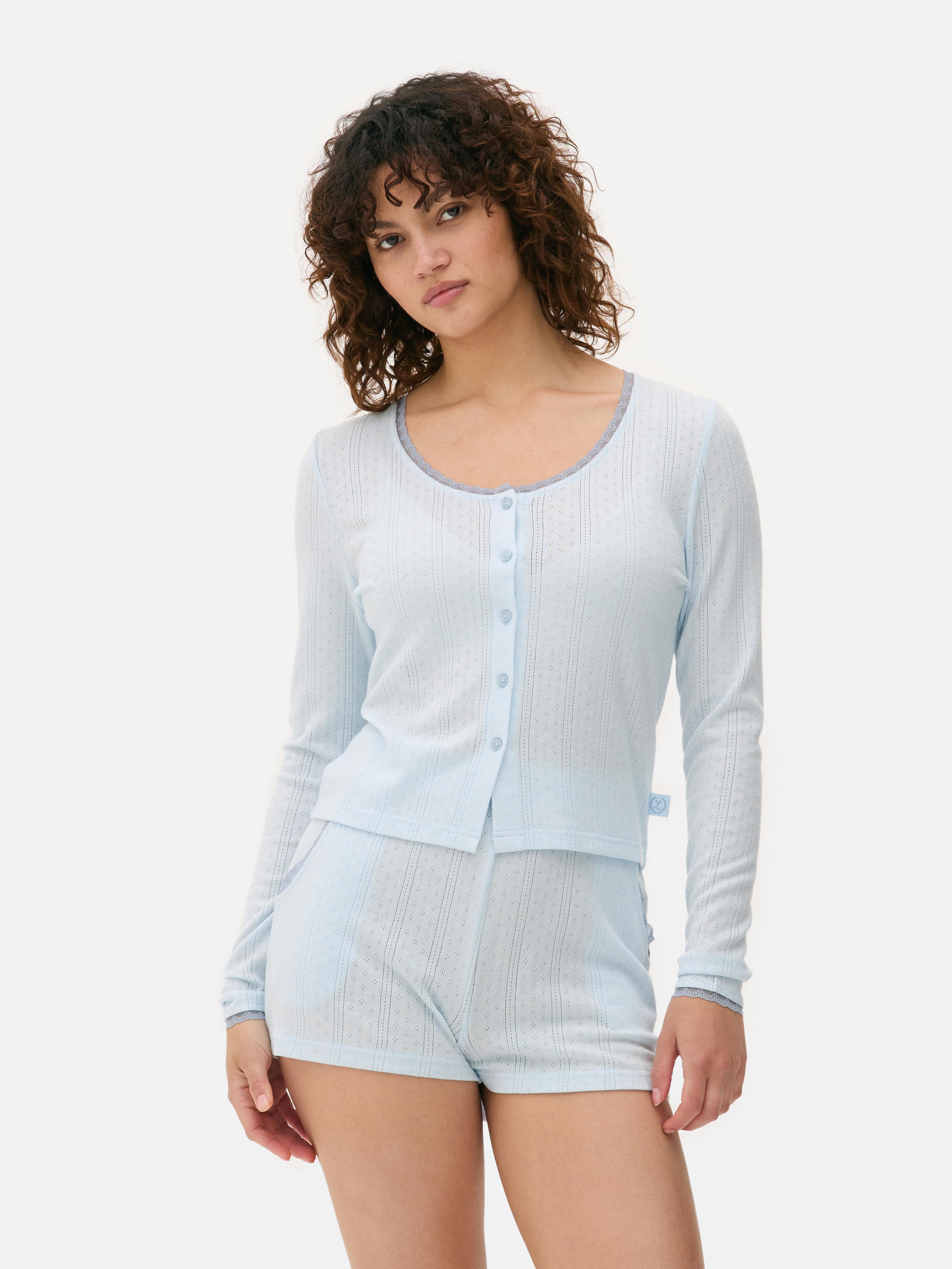 Pointelle Lounge Cardigan