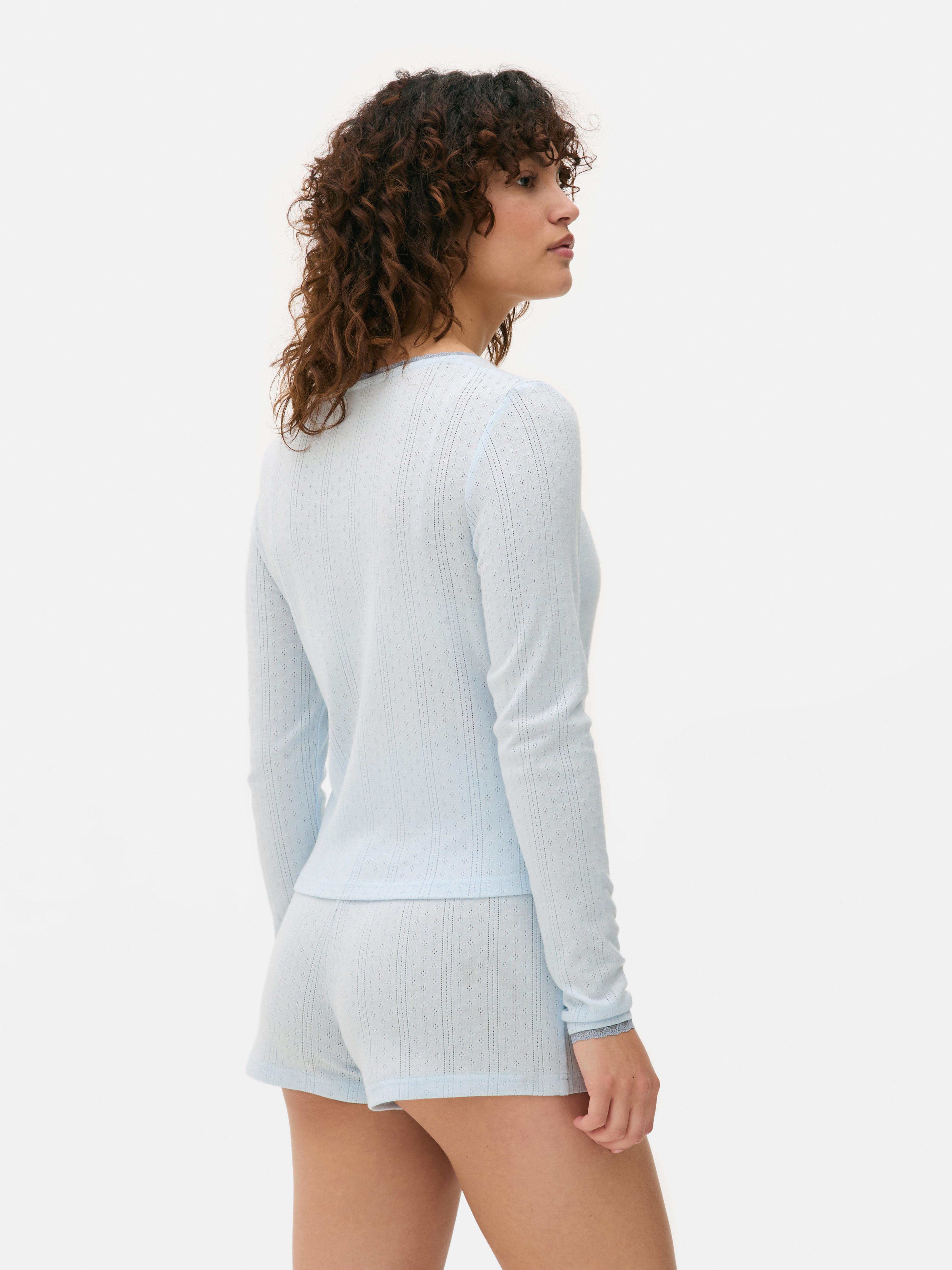 Pointelle Lounge Cardigan