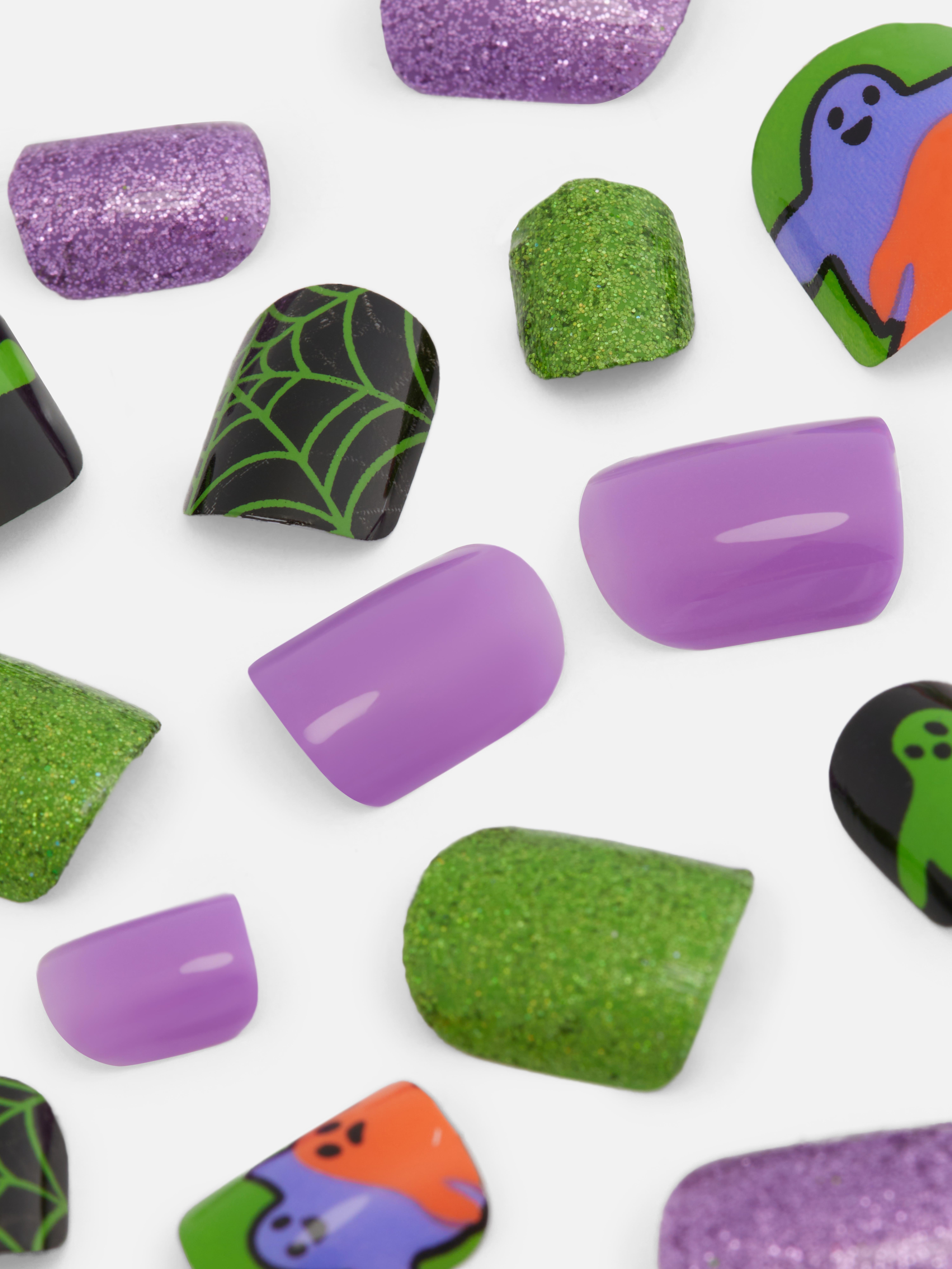 PS... Mini Halloween Press-On False Nails