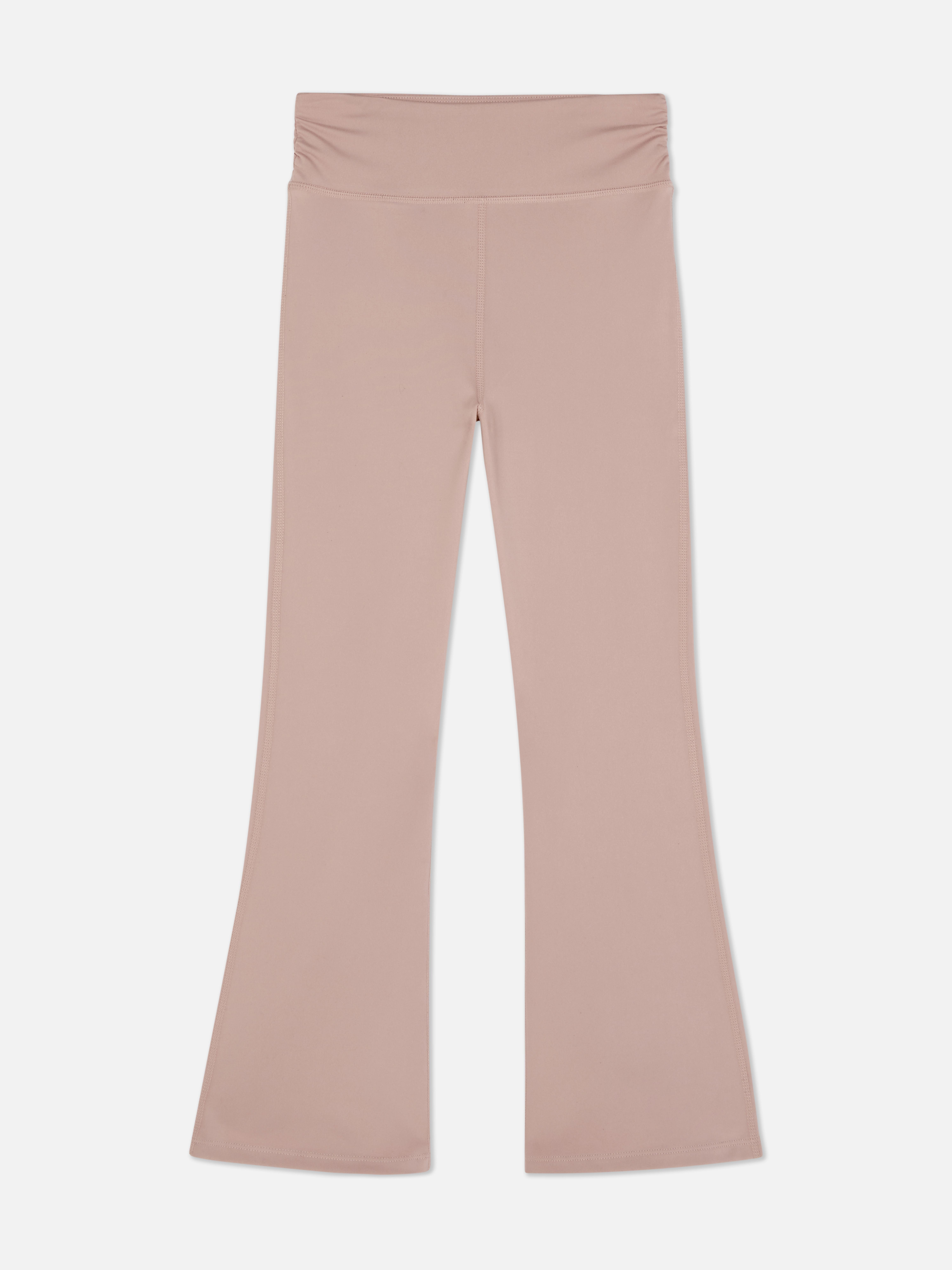Flared Rouched Sweatpants