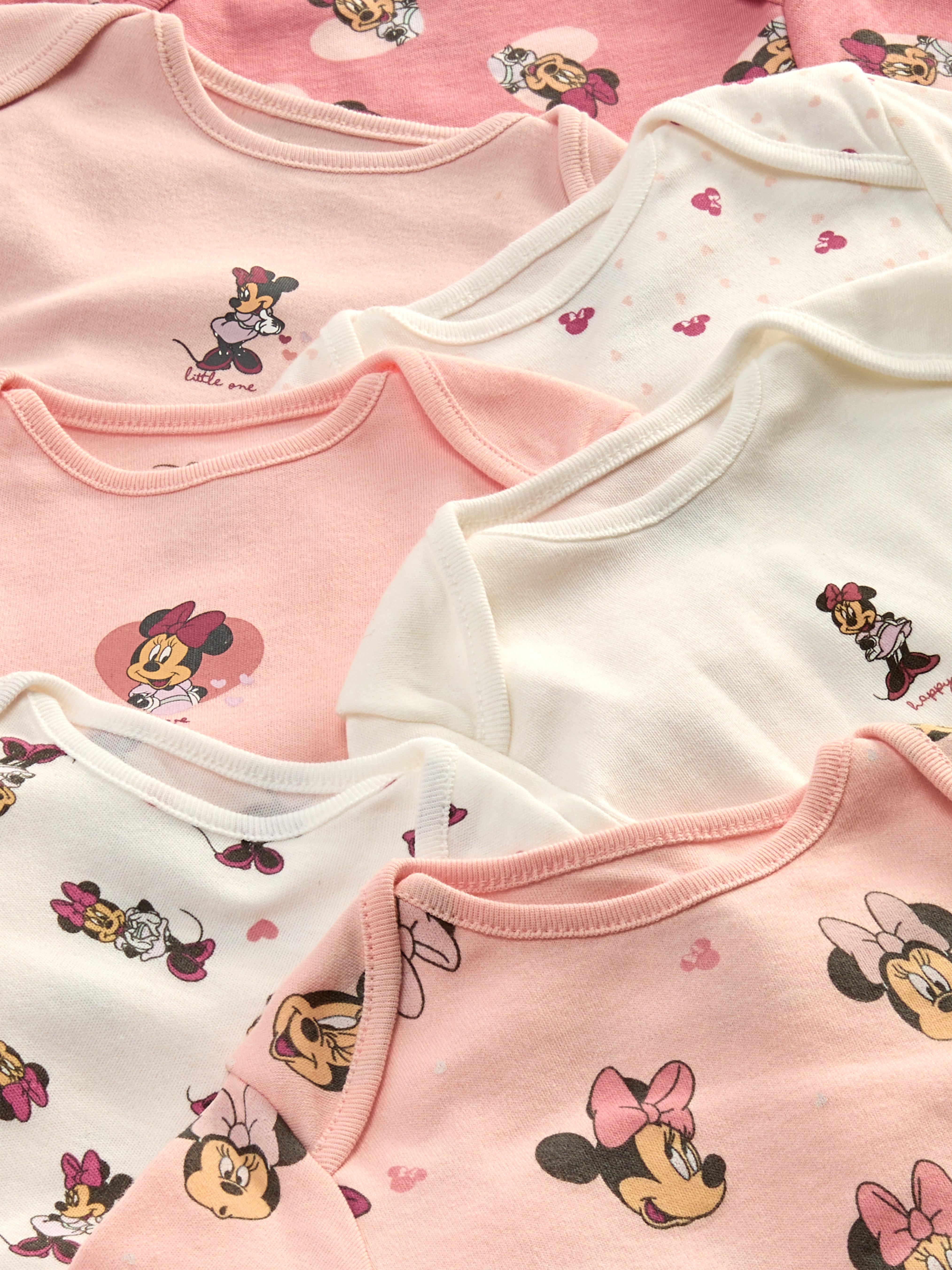 0-36mths | 7pk Disney’s Minnie Mouse Long Sleeve Bodysuits