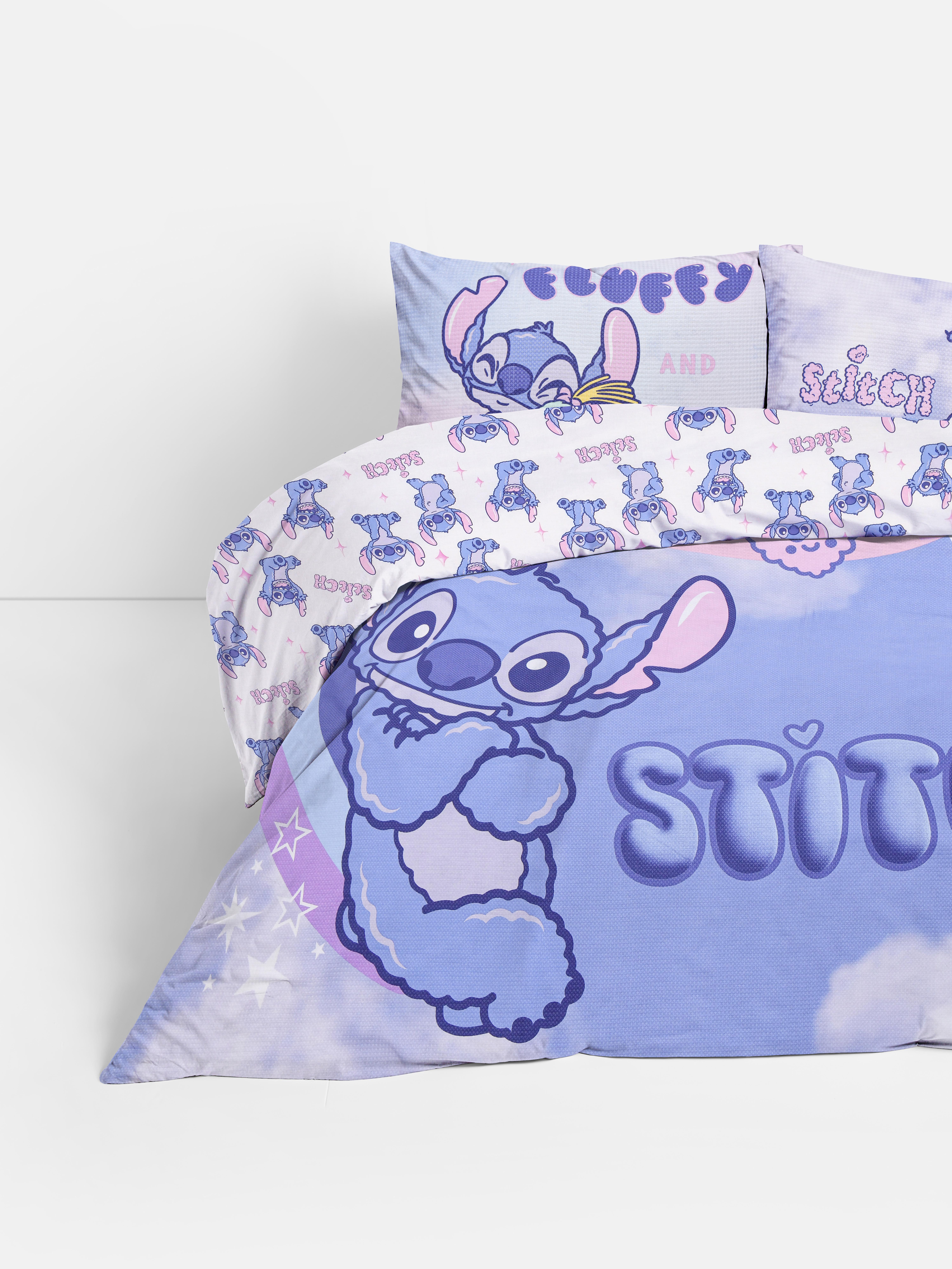 Disney's Stitch Waffle Double Duvet Cover set