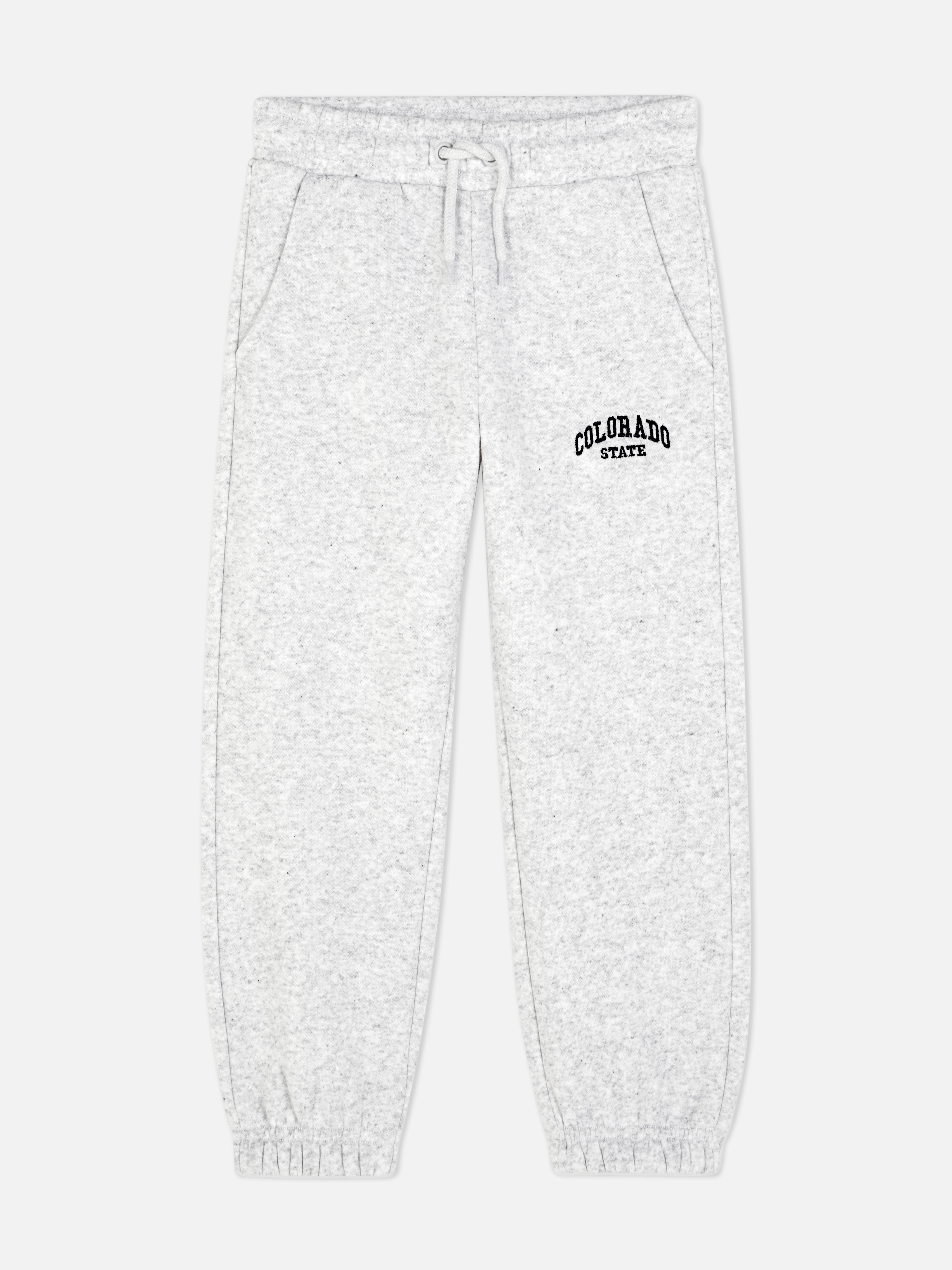 Bas de jogging à motif et revers