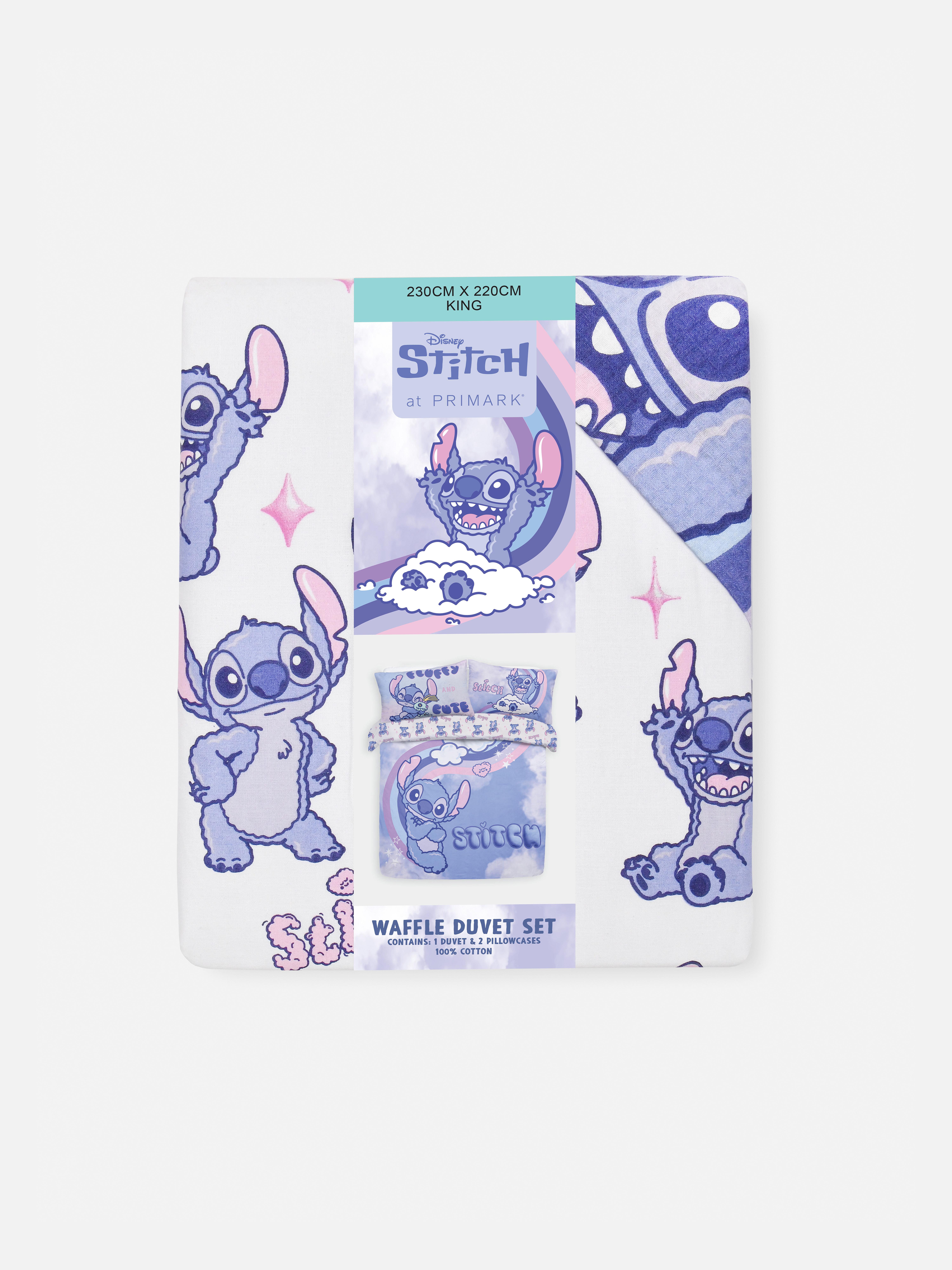 Conj. capa edredão reversível Disney Stitch